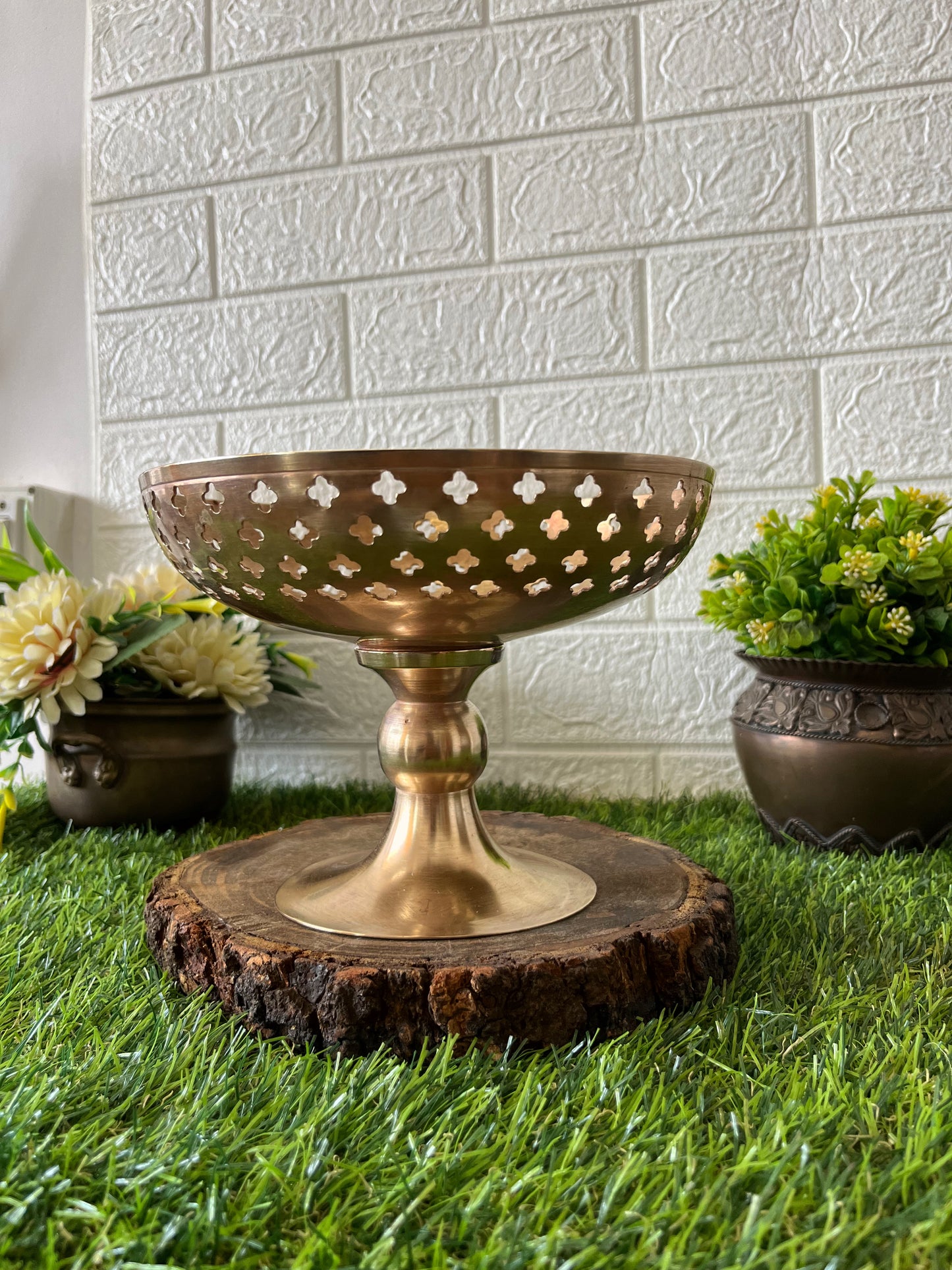 Antique Brass Fruit Bowl