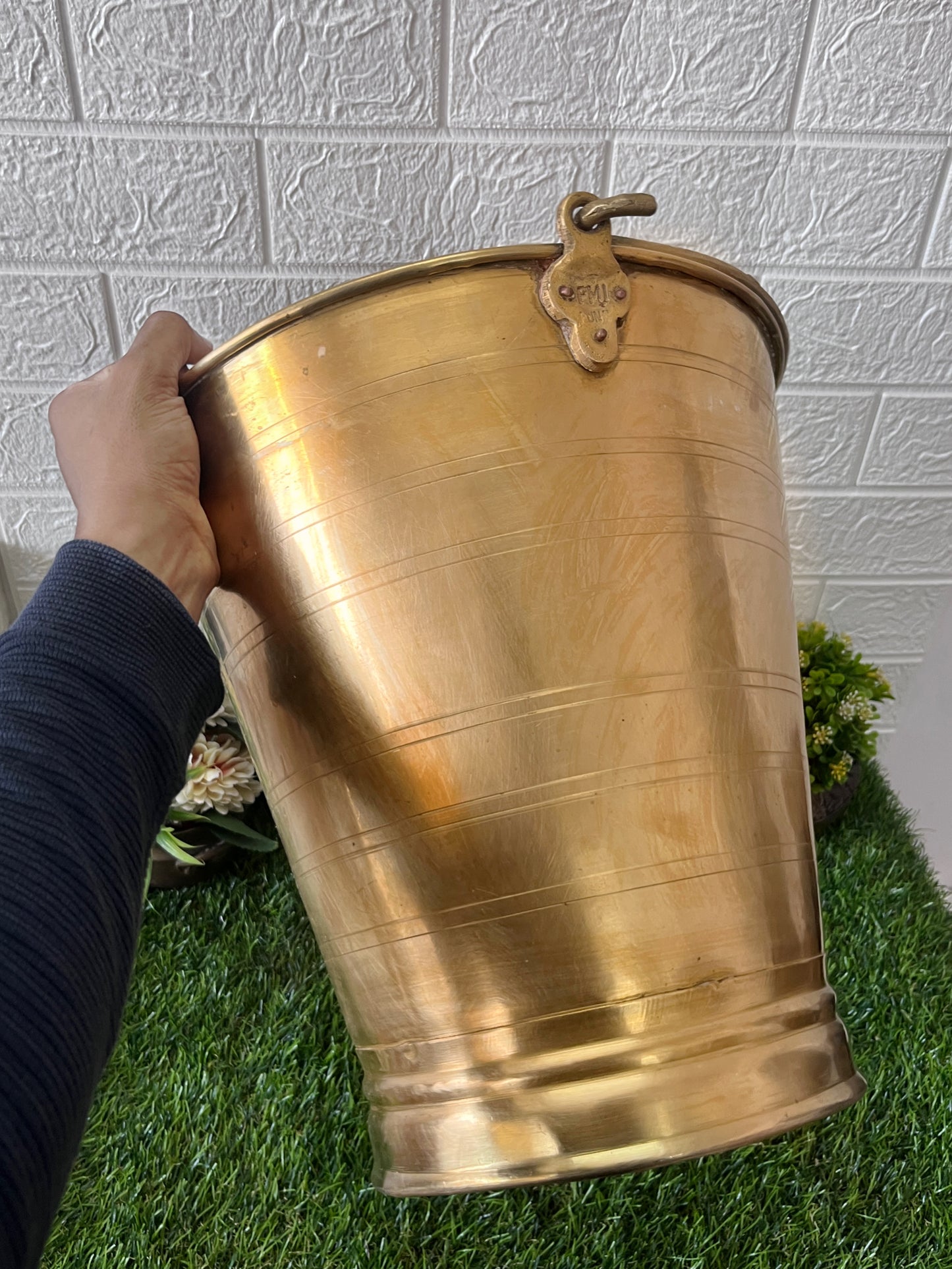 Brass Bucket - Antique Big Size Water Bucket