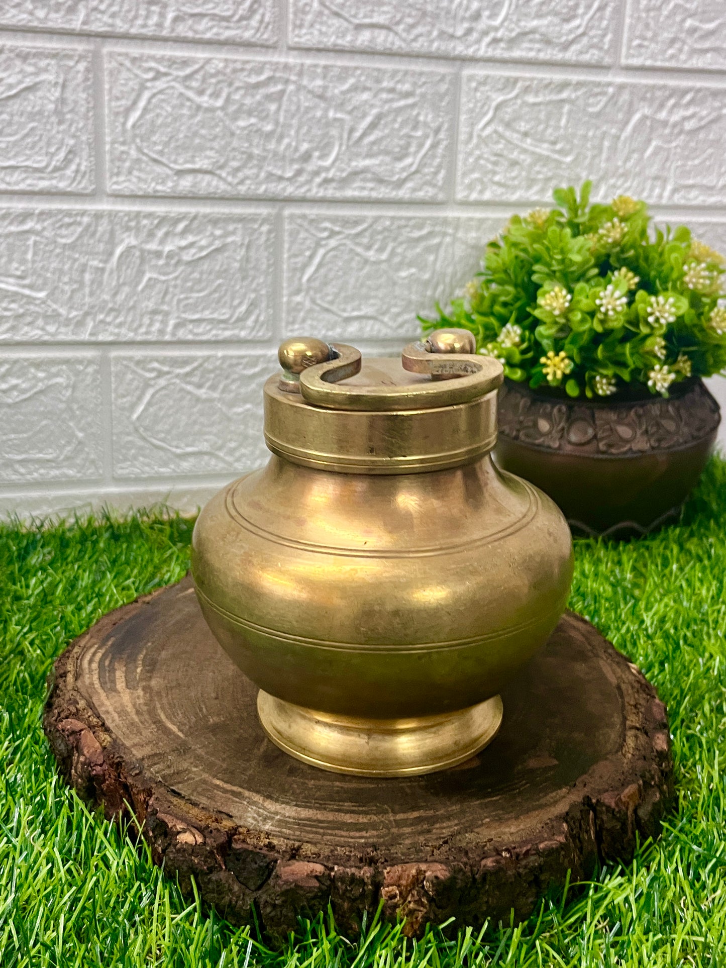 Brass Gangajal Kalash - Antique Gangajal Lota