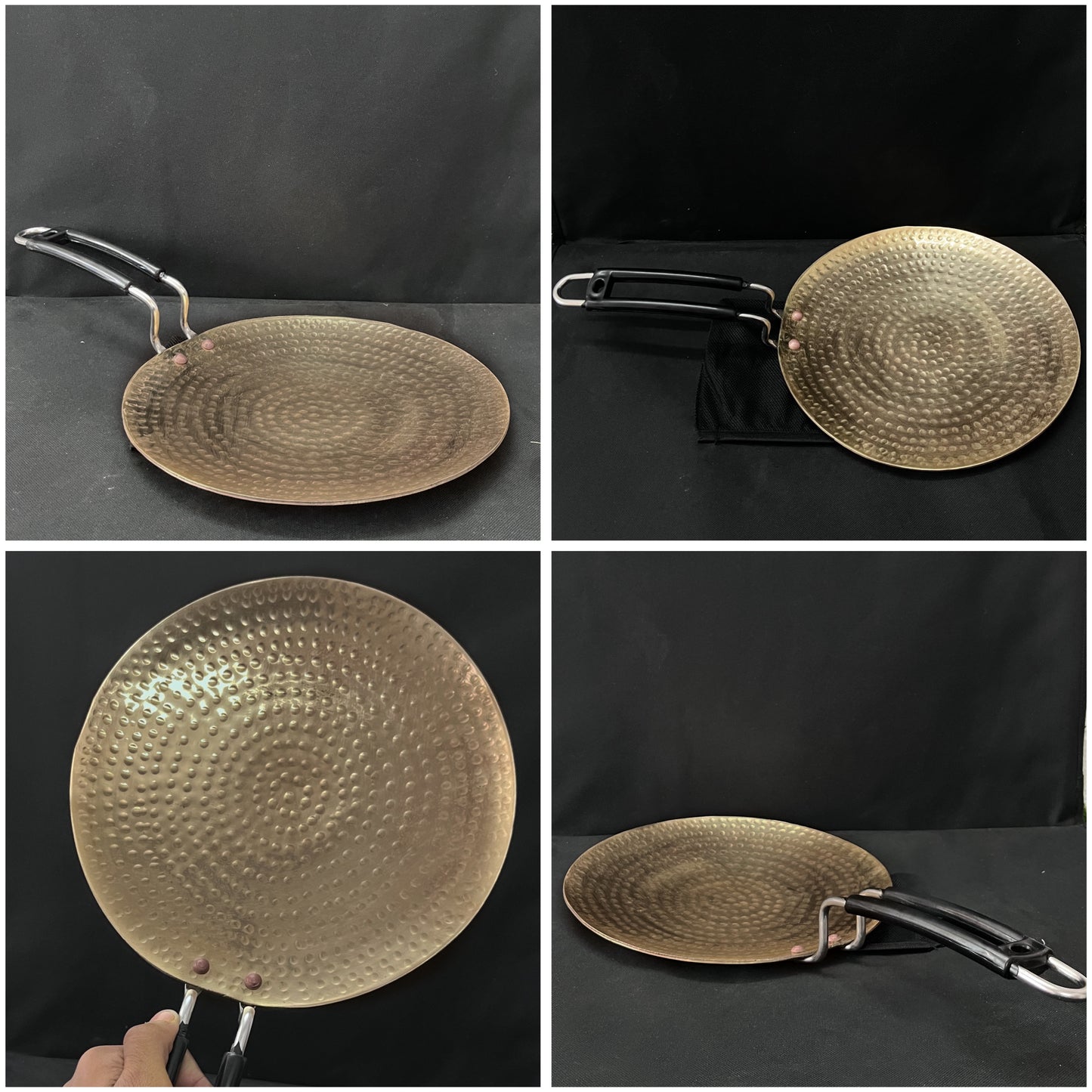 Brass Vintage Cooking Pan - Bombay Antiques Approved