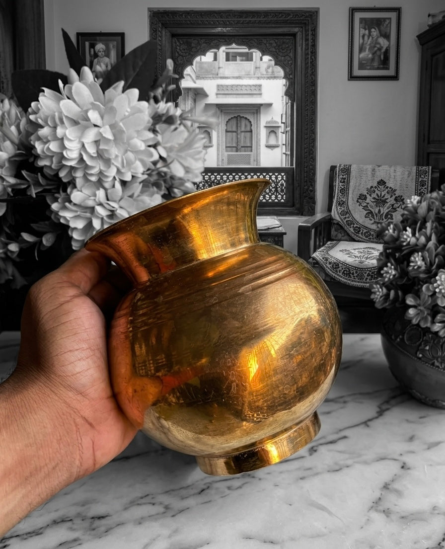 Brass Kalash - Antique Lota