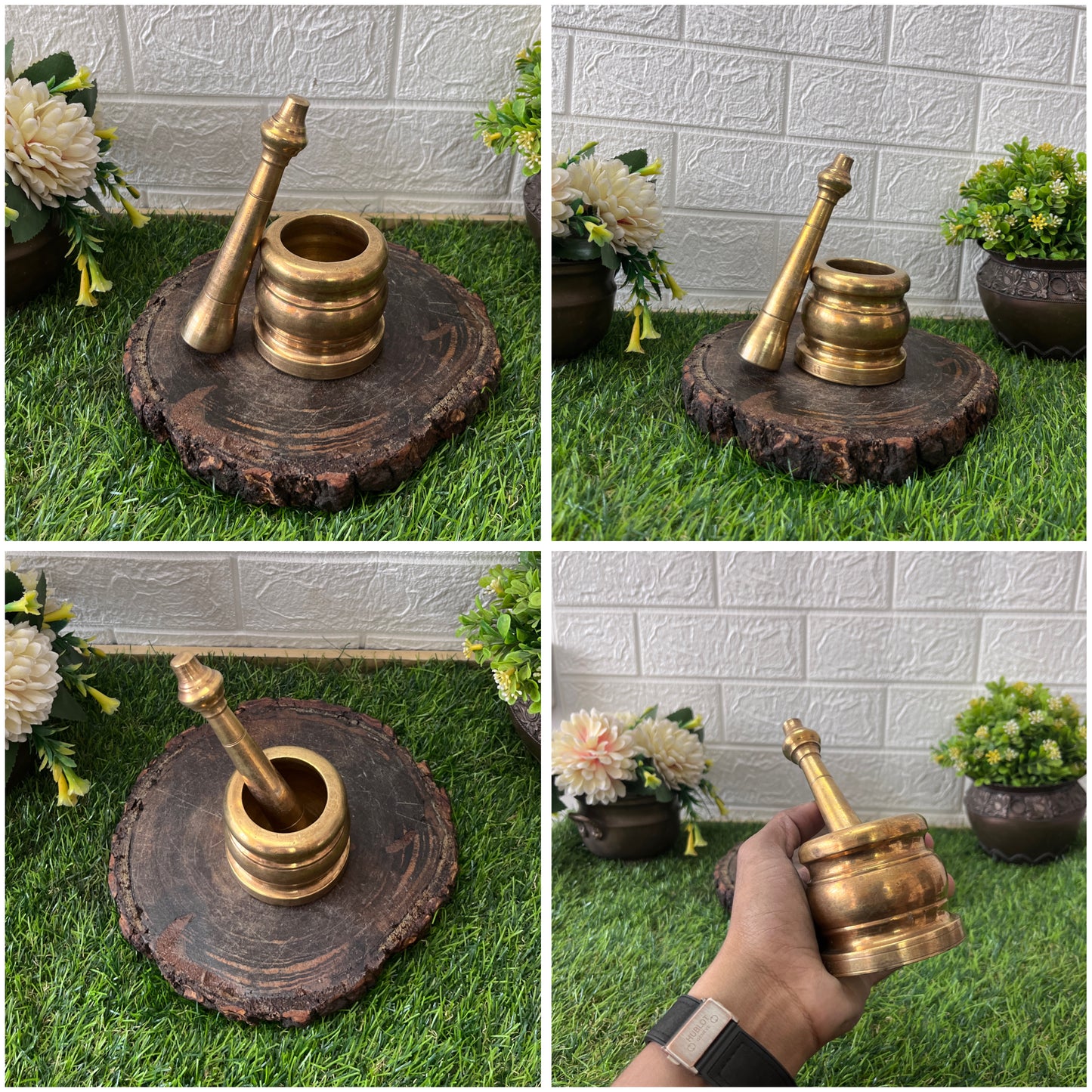 Brass Khalbatta - Antique Hamam Dasta