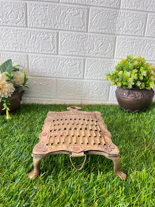 Rare Brass Grater - Antique Khichni