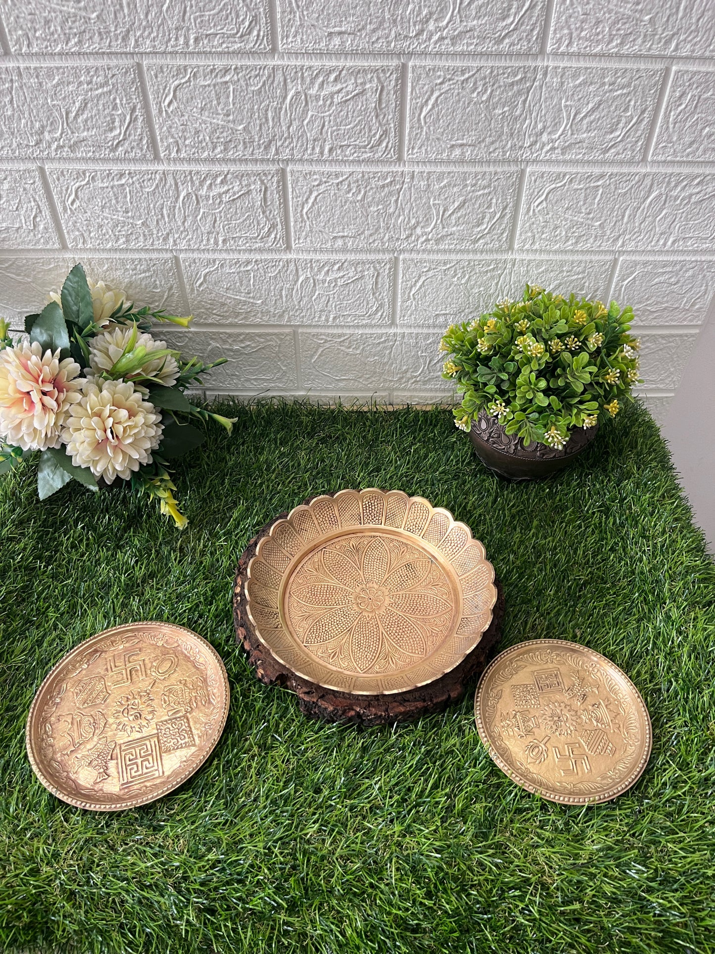 Brass Plates - Antique Engraved Items