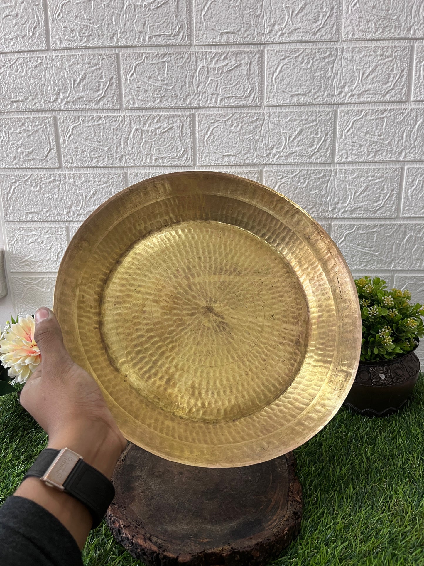 Brass Small Size Parat - Antique Cookware