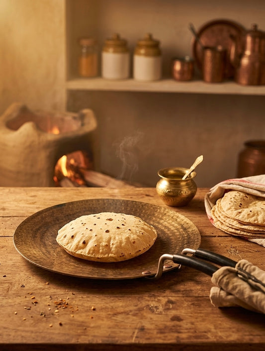 Brass Vintage Cooking Pan | Bombay Antiques Approved | Pital Tawa | Kitchen Utensil