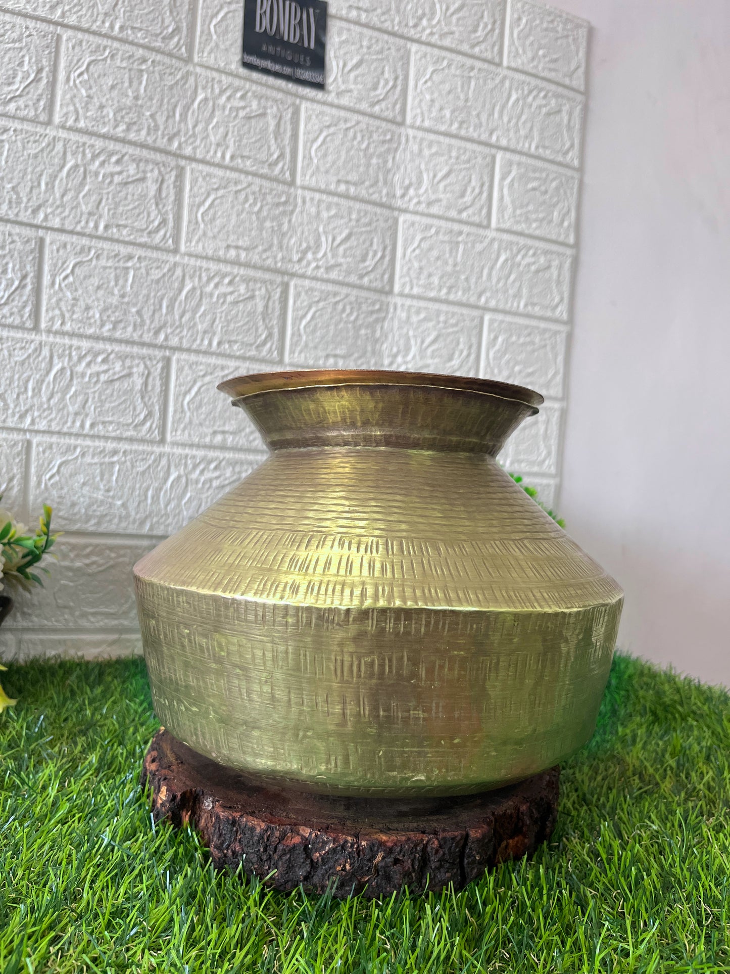 Brass Cooking Pot - Antique Brass Cooking Bowl With Lid