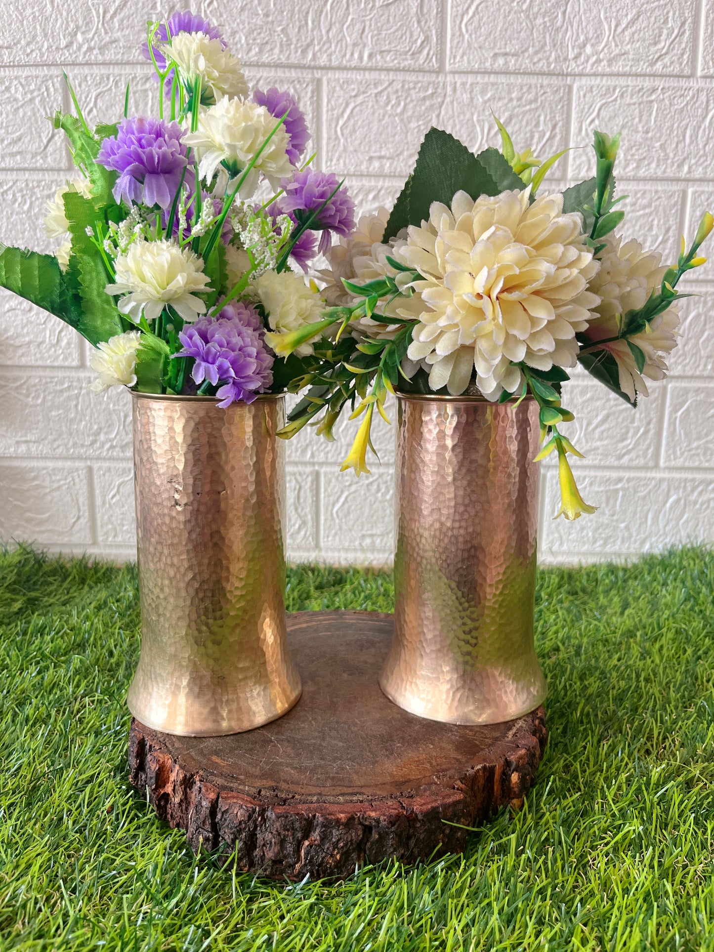 Brass Vase In Pair - Antique Flower Vase In pair