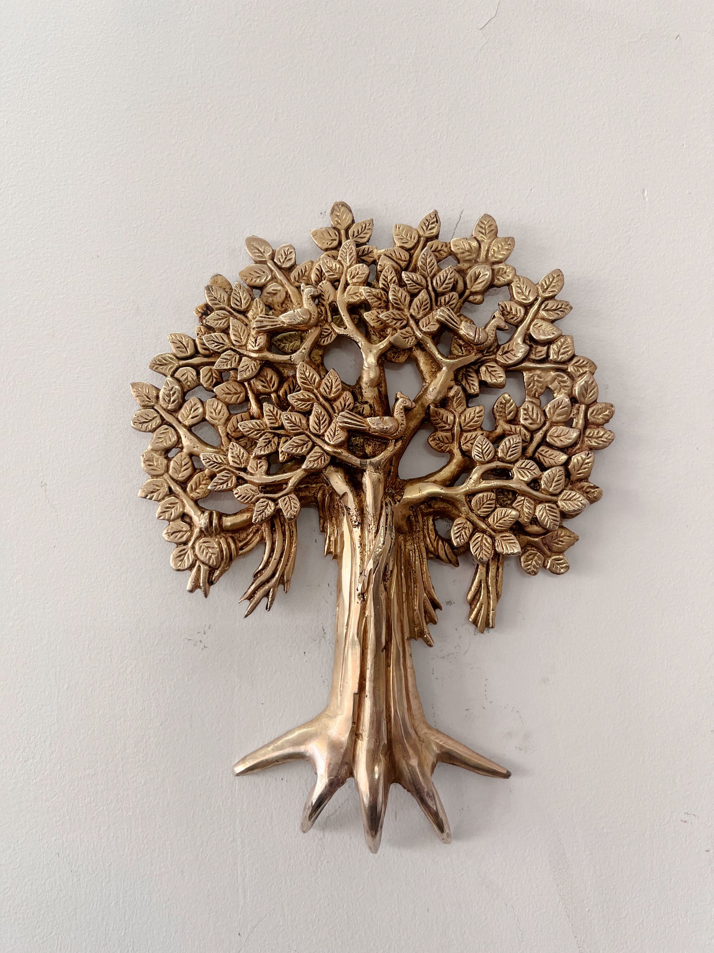 Brass Tree For Decor - Antique Wall Decor Item