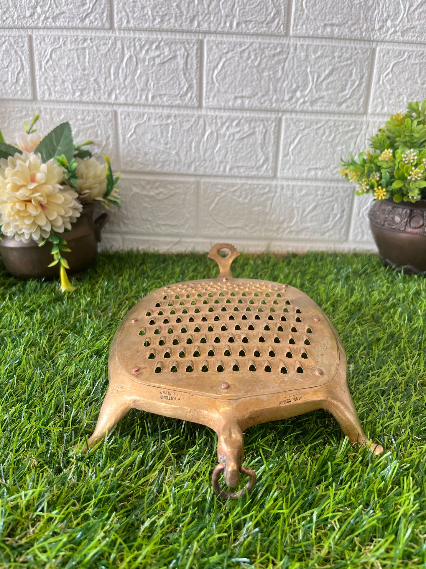 Brass Grater - Antique Brass Grater