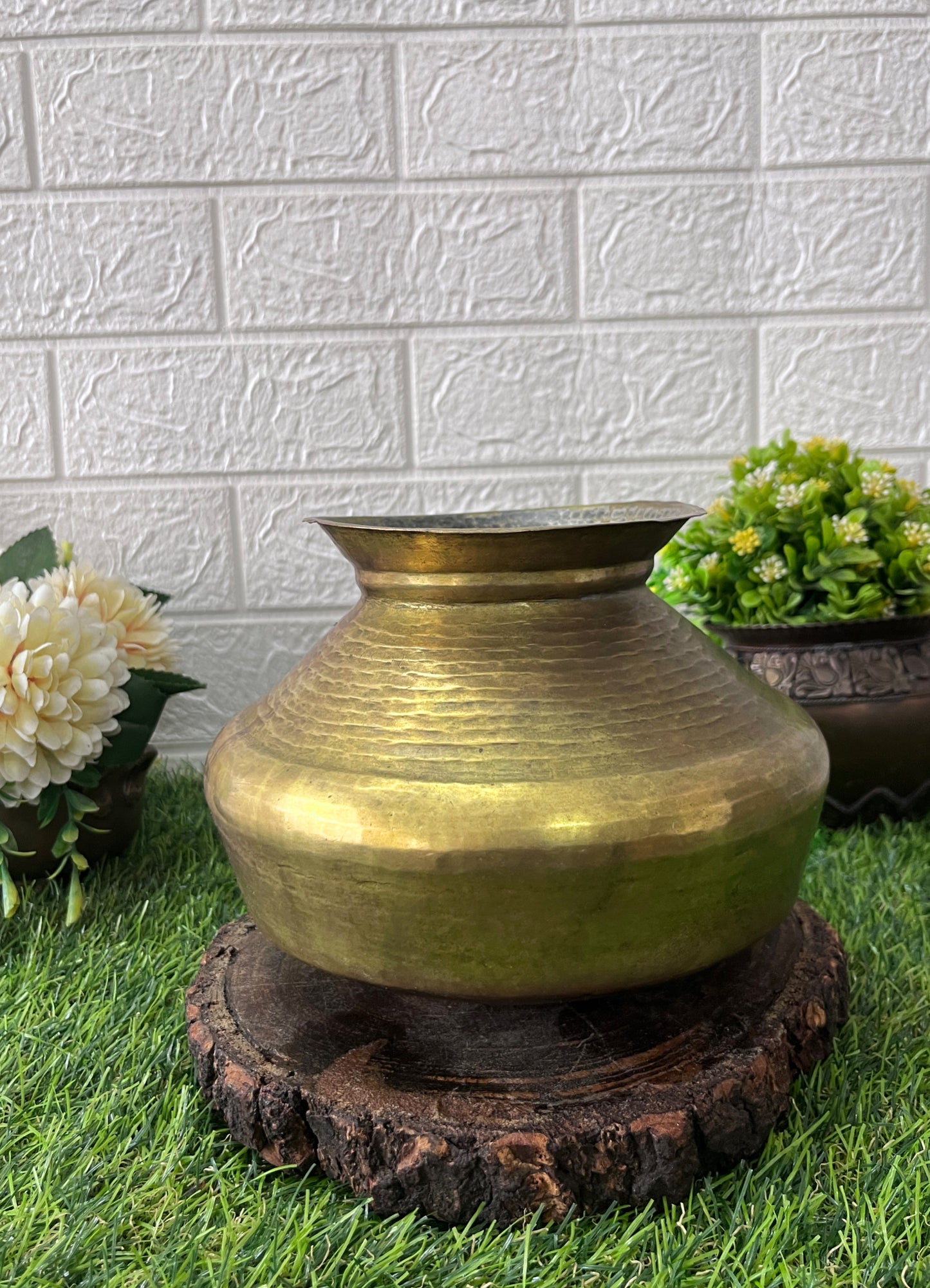 Brass Cooking Pot - Antique Cookware