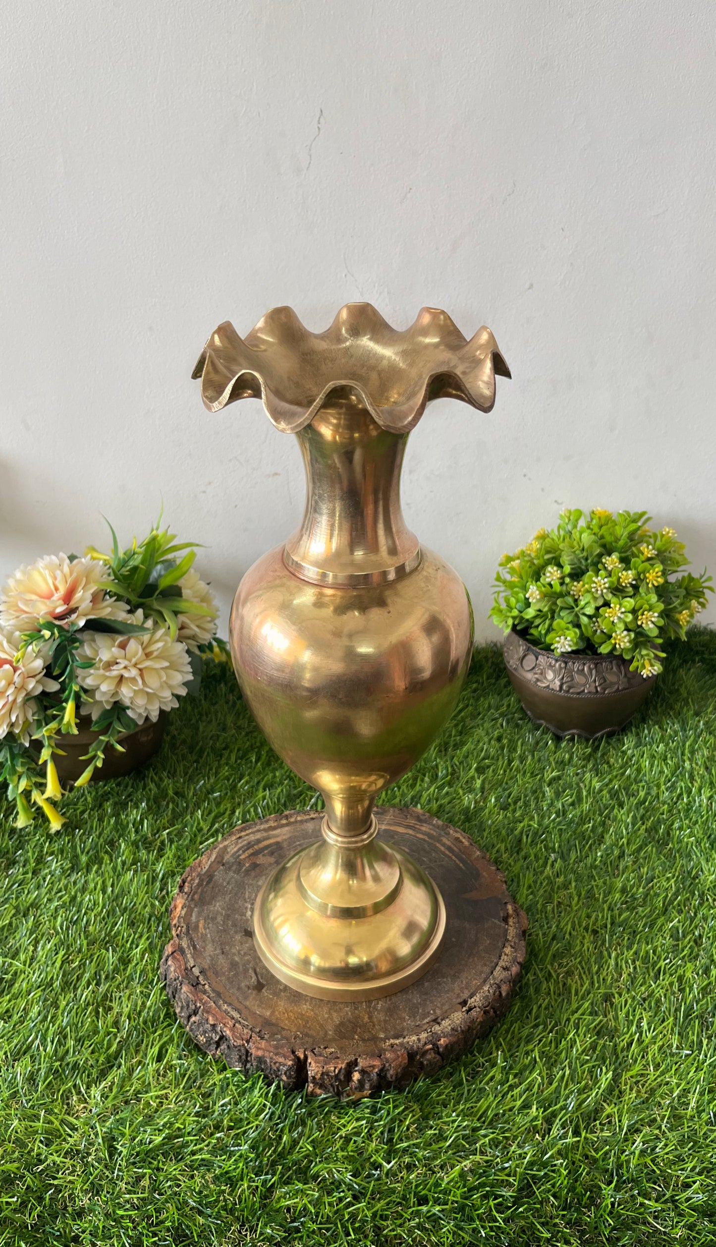 Antique Brass Vase