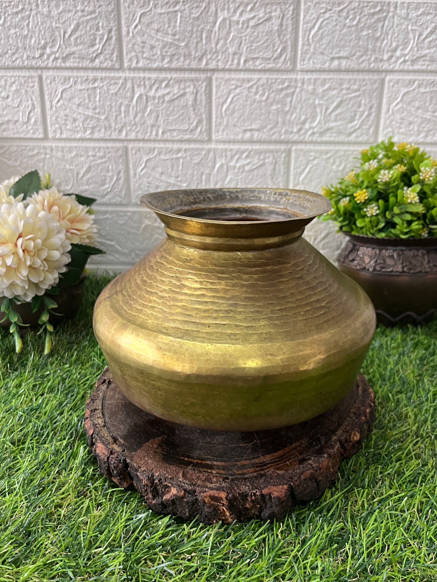 Brass Cooking Pot - Antique Cookware