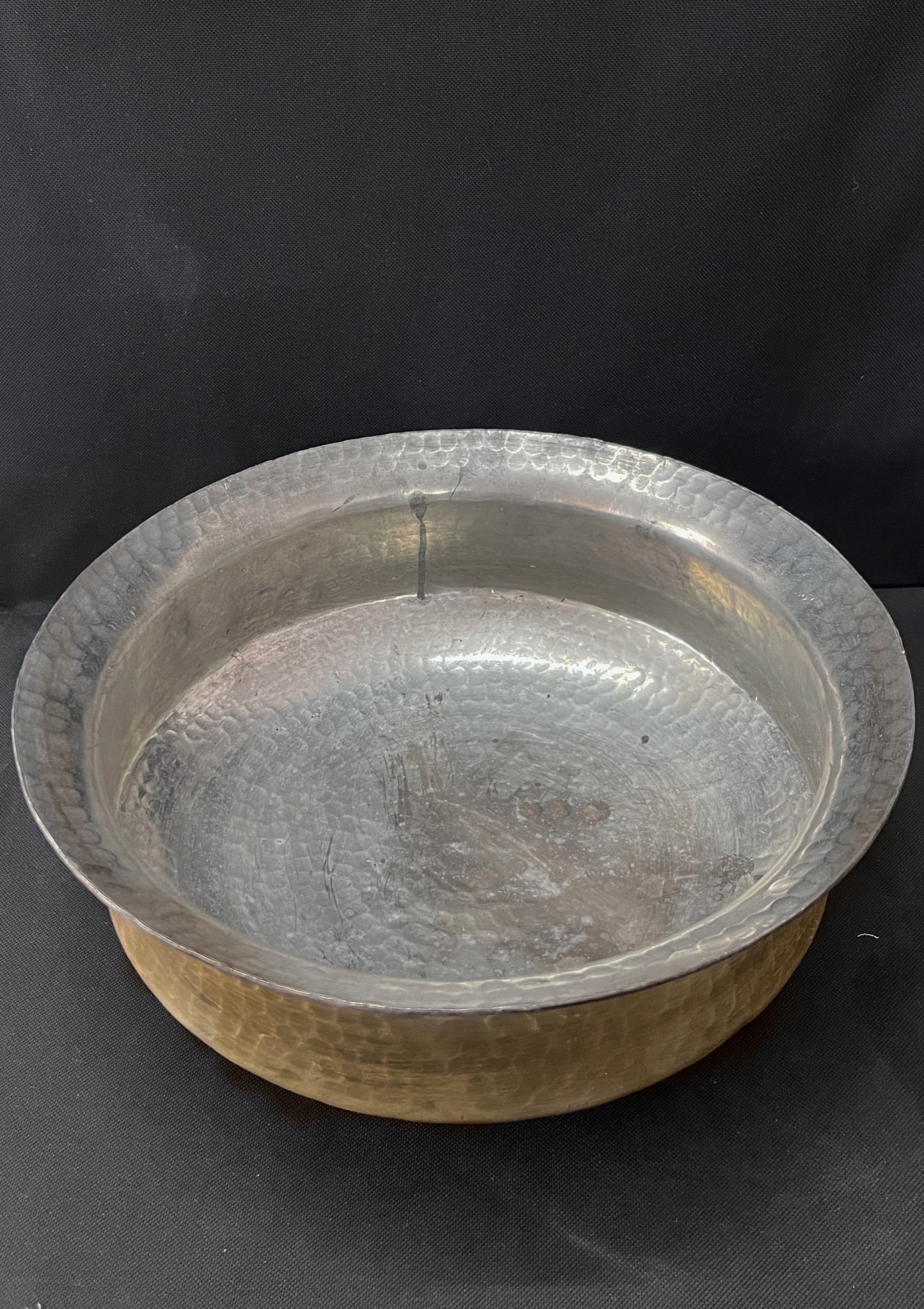 Brass Vintage Big Biryani Deg - Bombay Antiques Approved