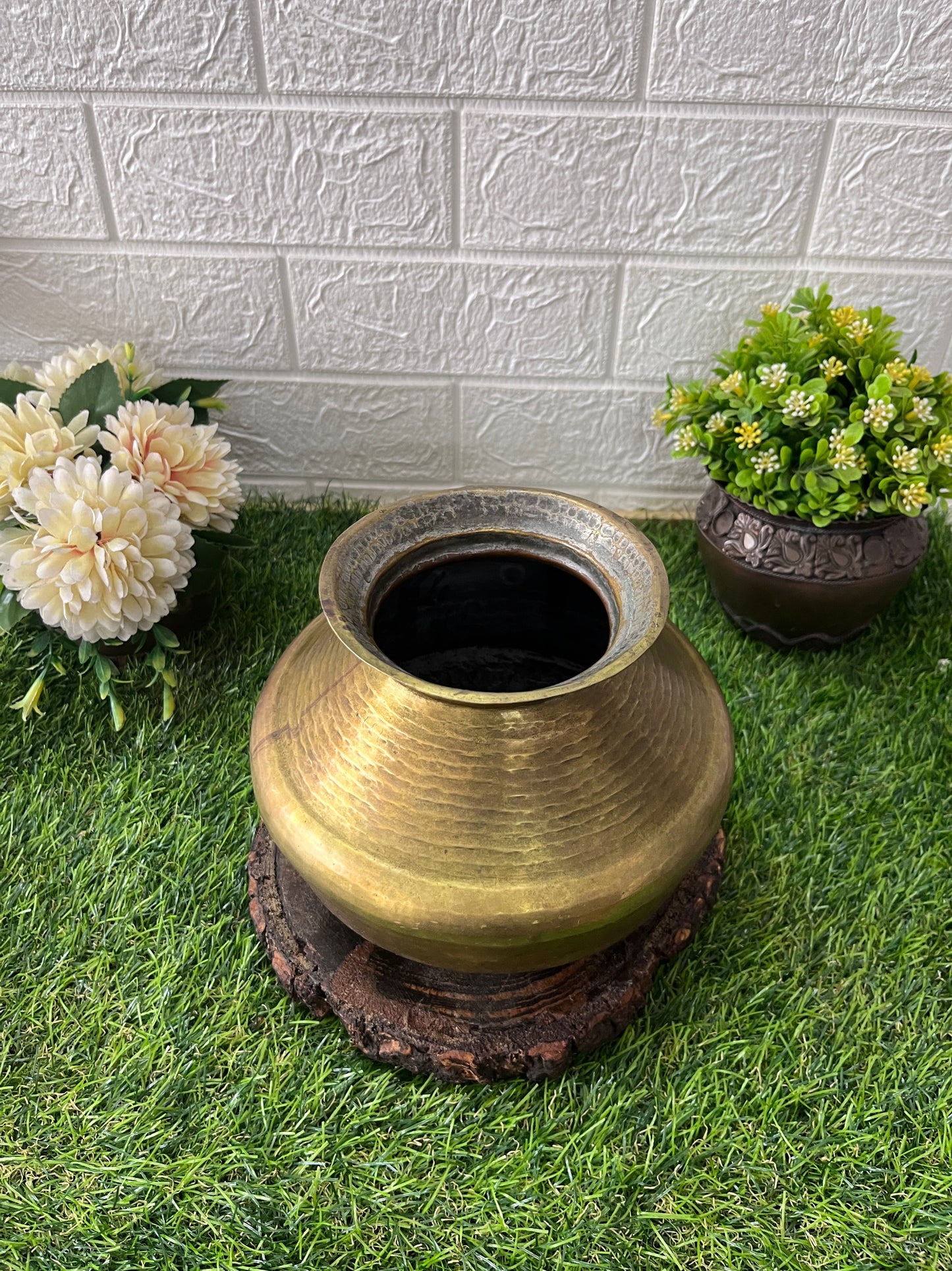 Brass Cooking Pot - Antique Cookware