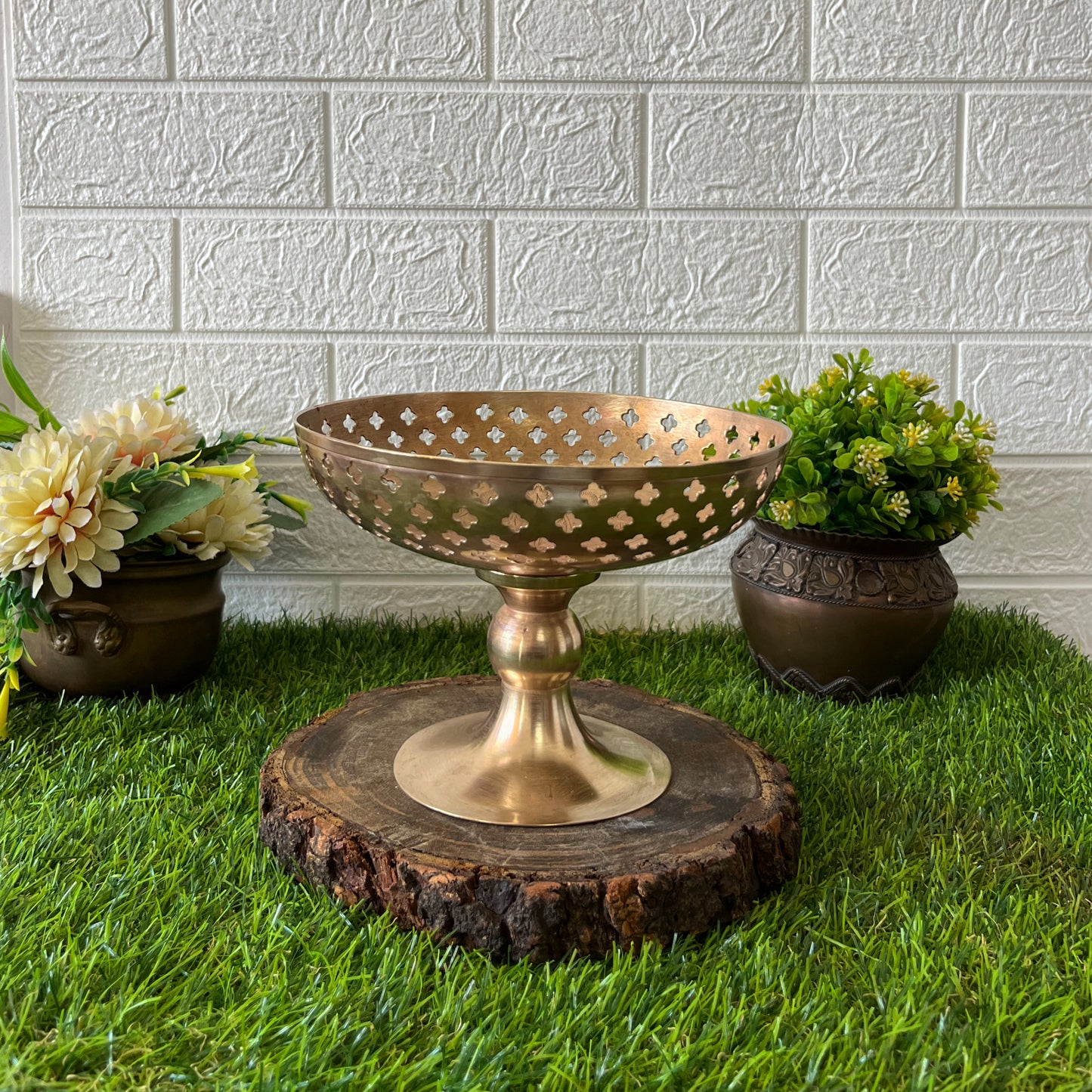 Antique Brass Fruit Bowl