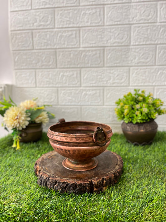 Antique Small Copper Ghangal