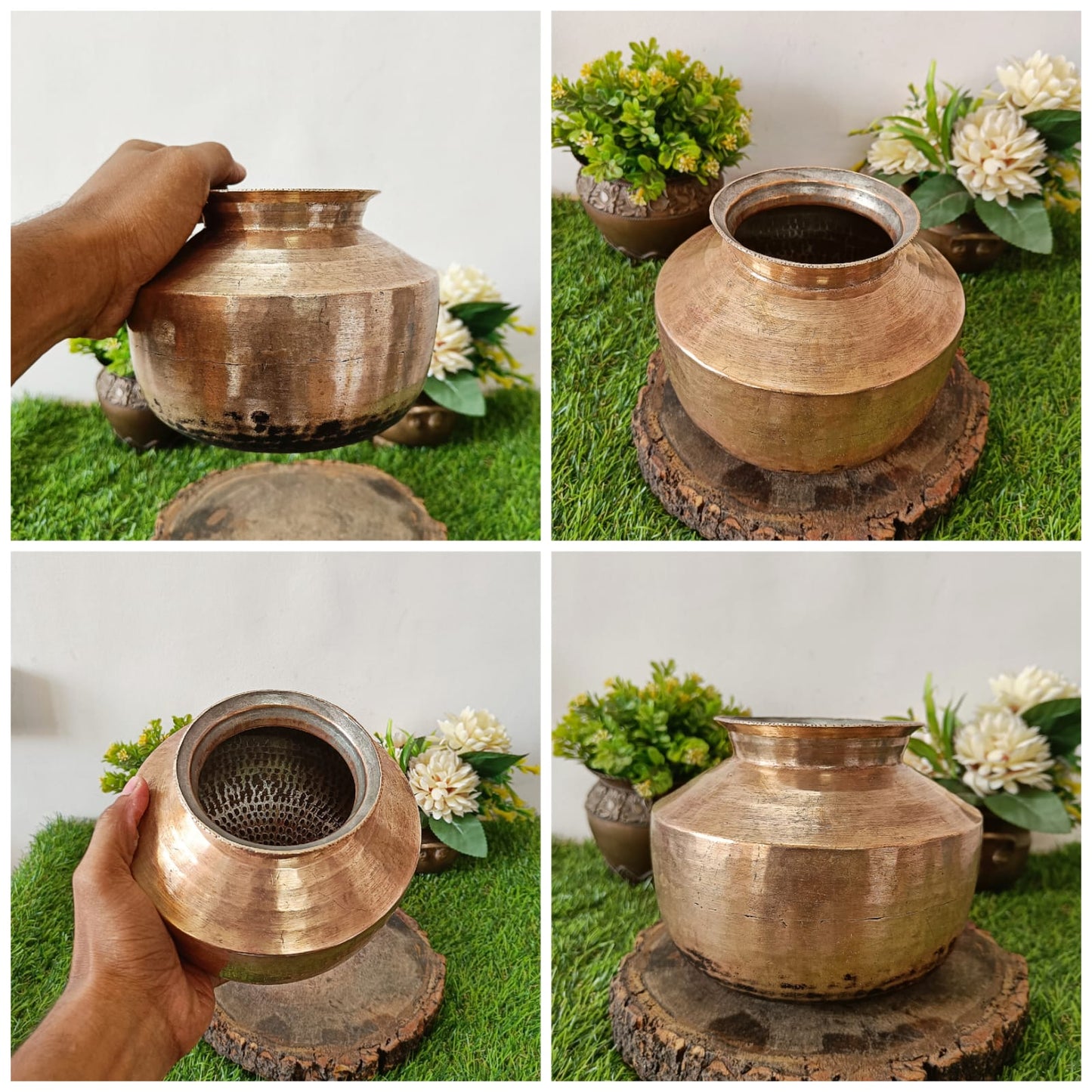 Brass Cooking Pot by Bombay Antiques - Antique Vessel