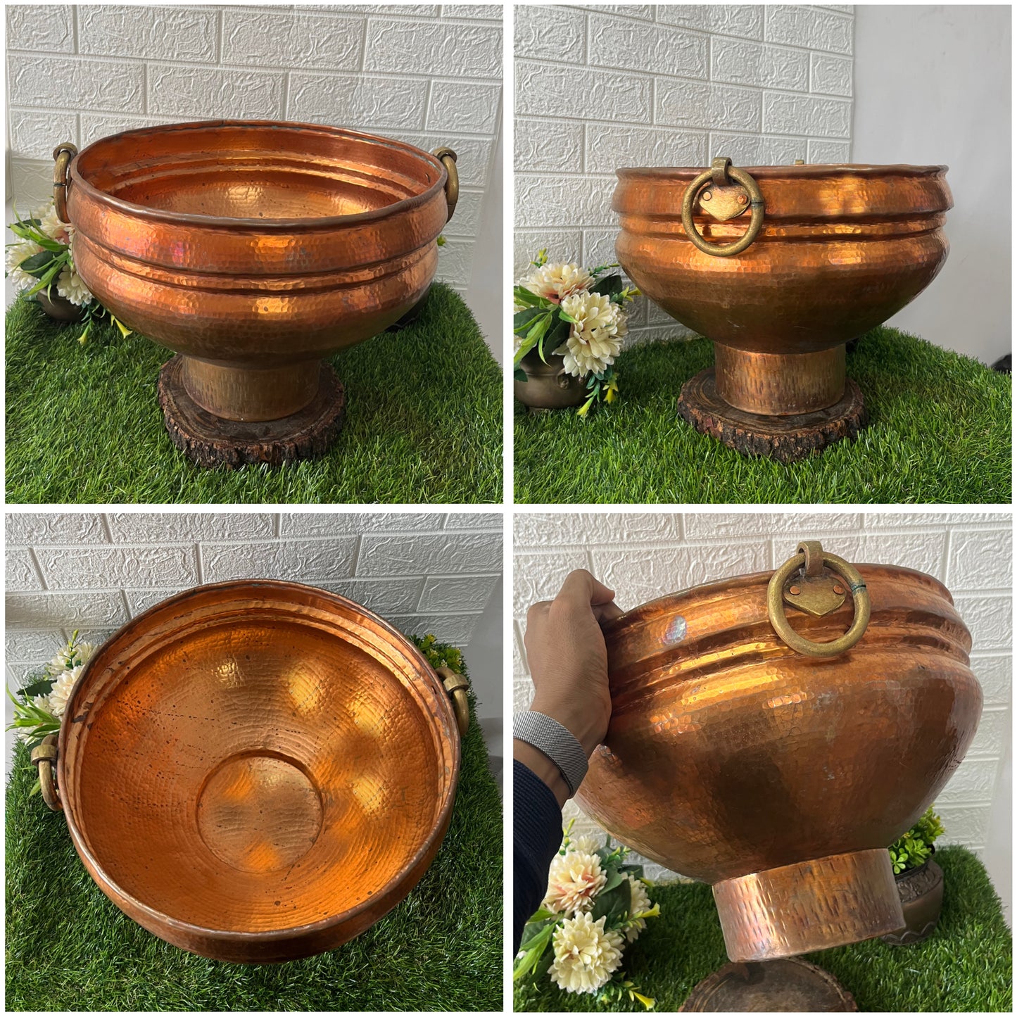 Copper Ghangalam by Bombay Antiques in very big size