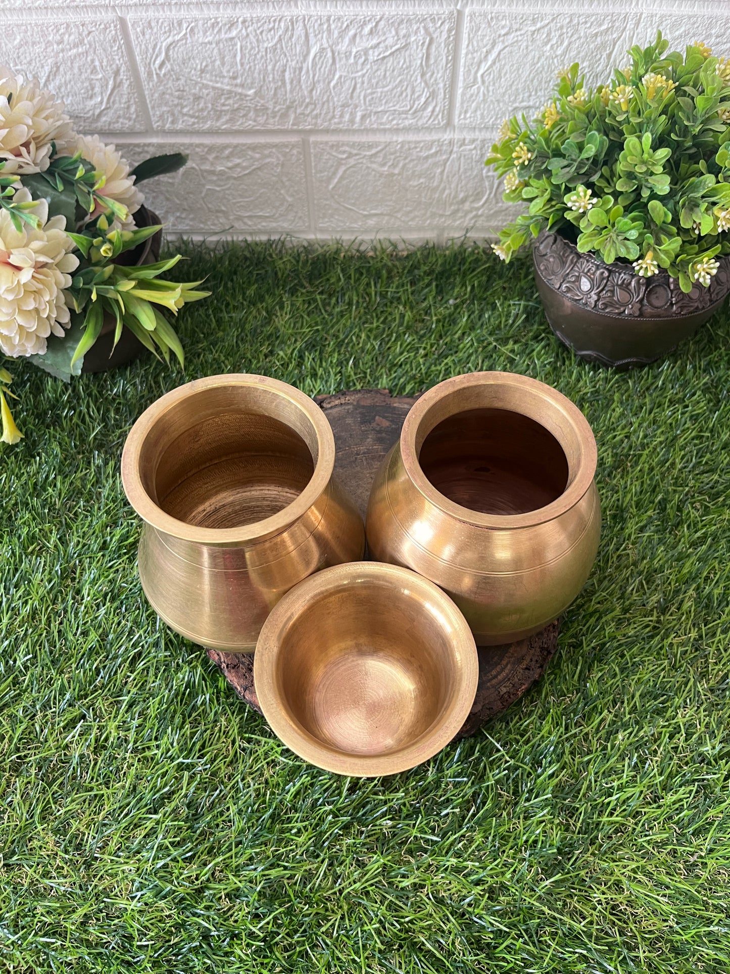 Brass Kalash Set - Antique Lota Set