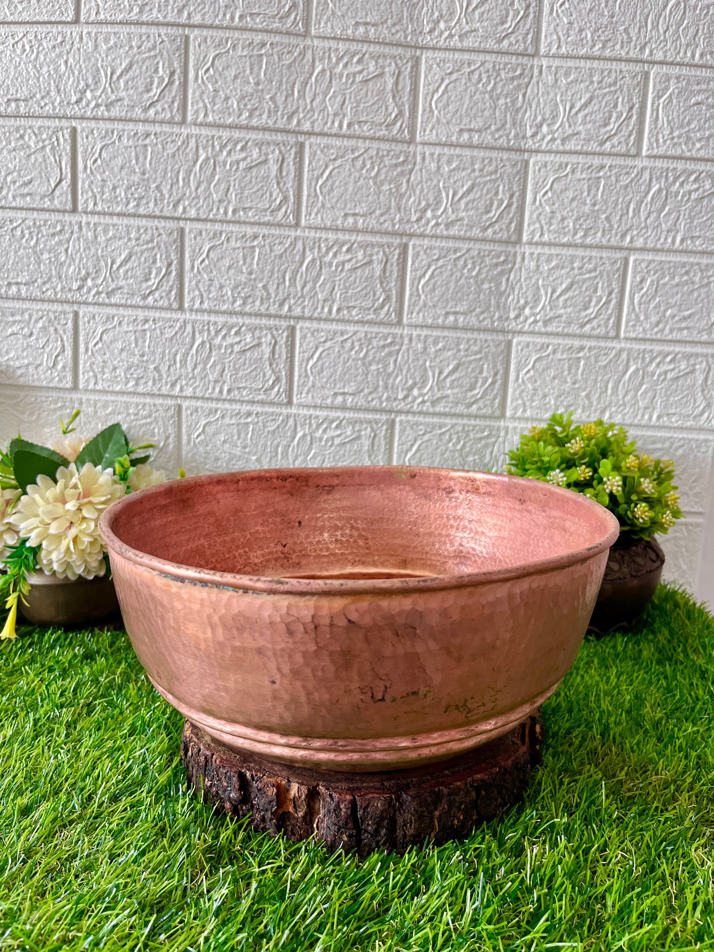 Copper Bowl - Antique Copper Cooking Bowl