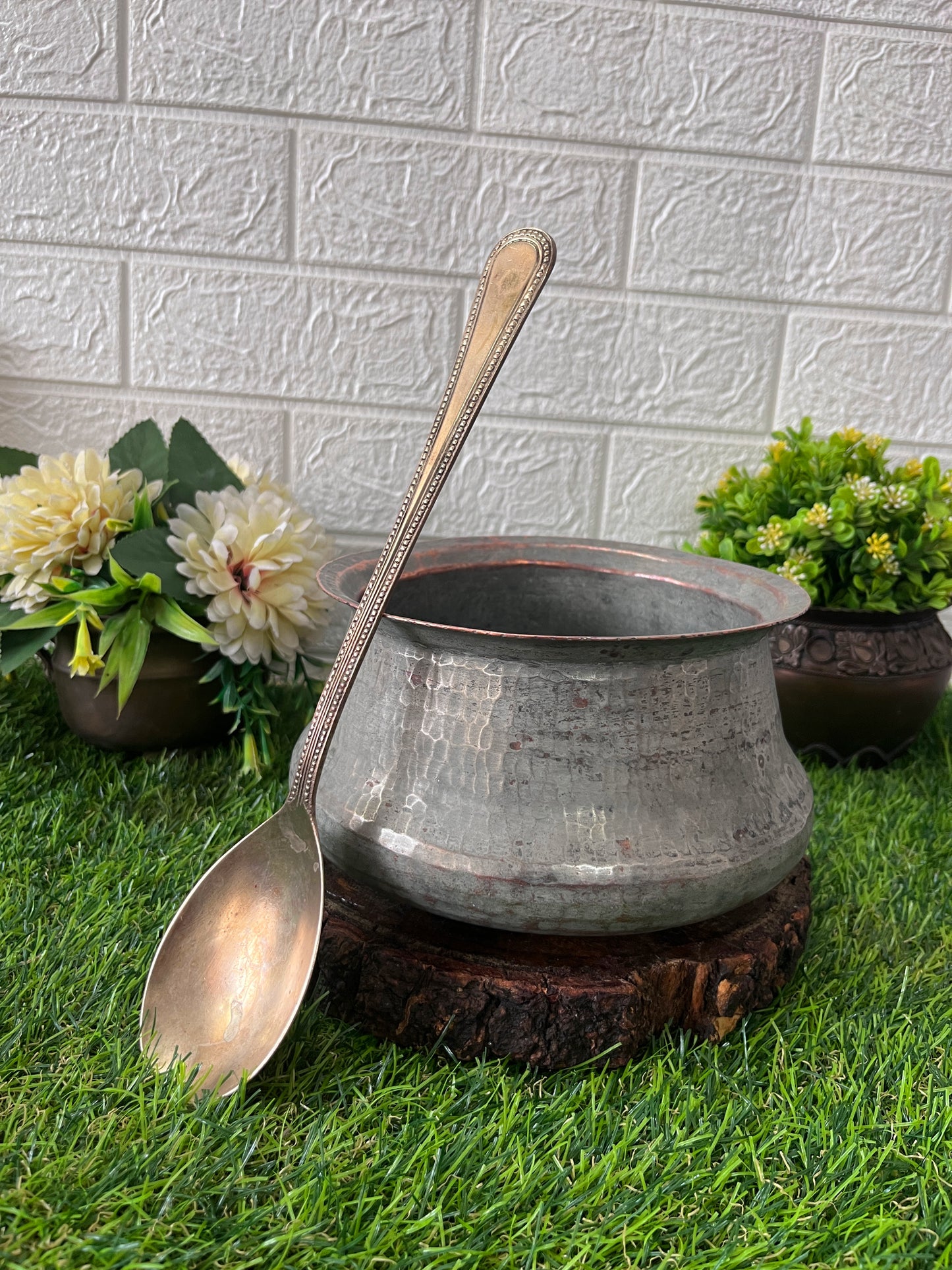 Copper Deg With Ladle - Antique Cookware