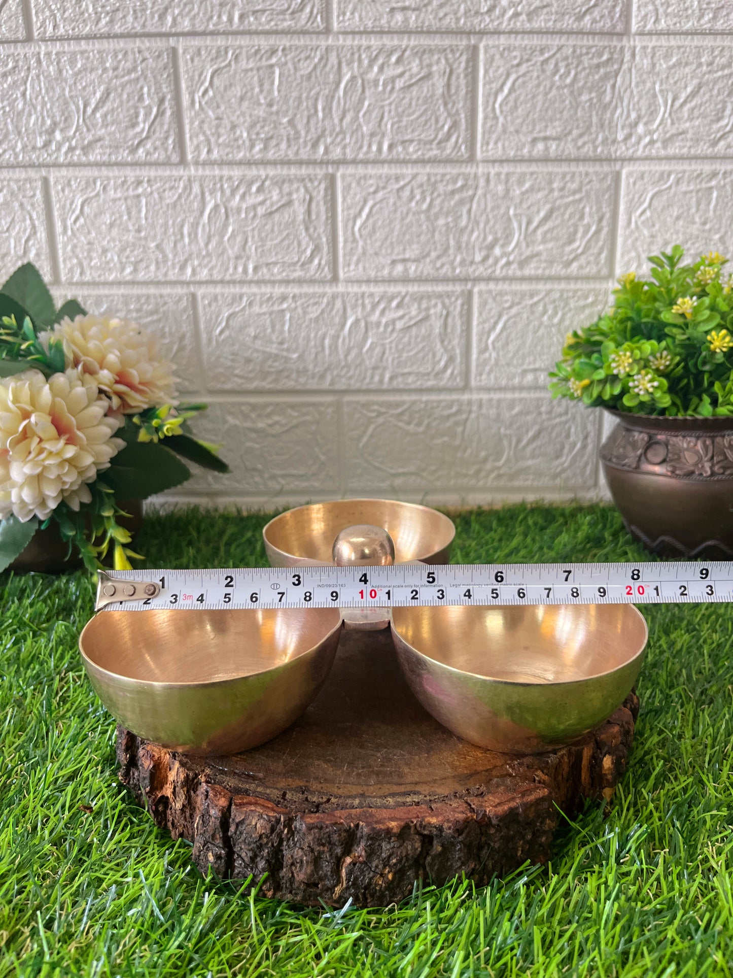 Brass Bowl - Antique Brass Serving Bowl