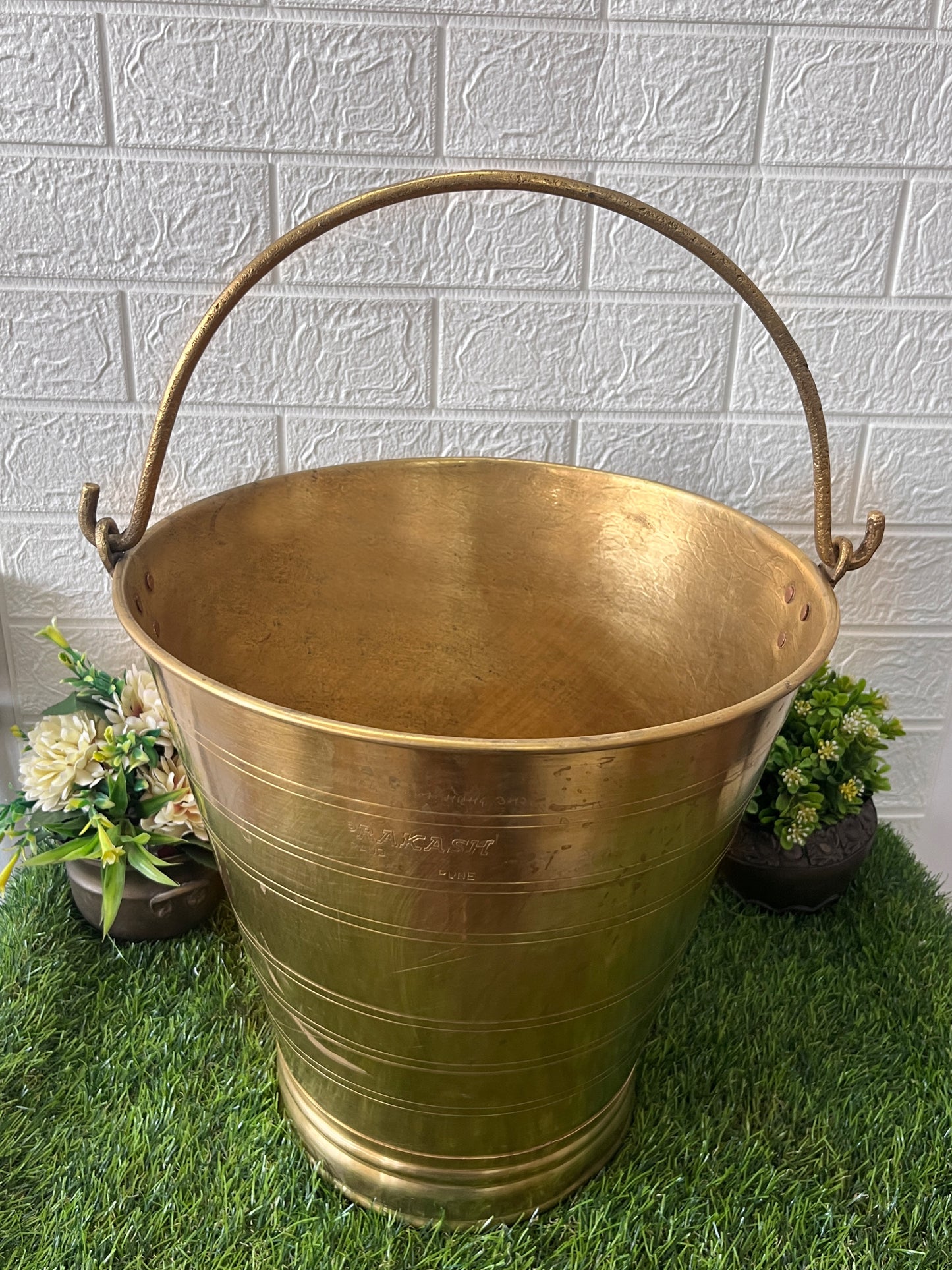 Brass Bucket - Antique Big Size Water Bucket