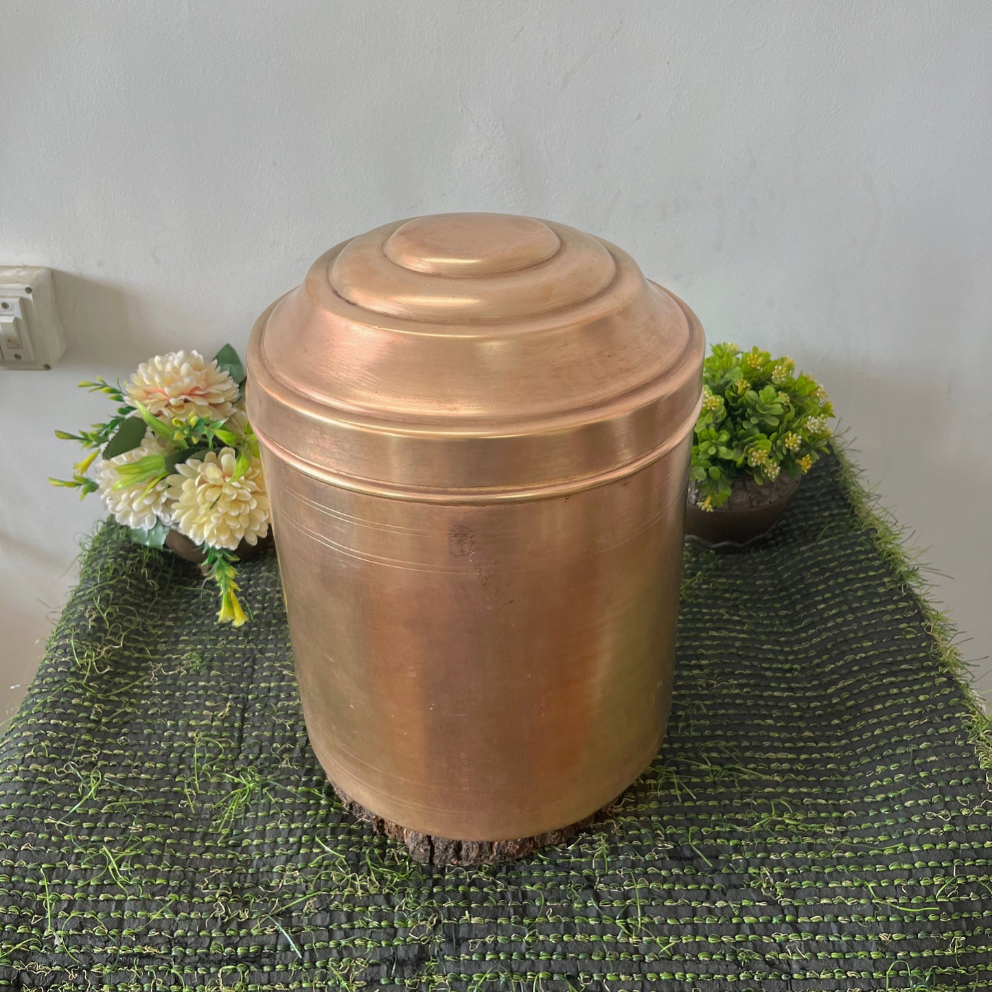 Brass Big Storage Container by Bombay Antiques