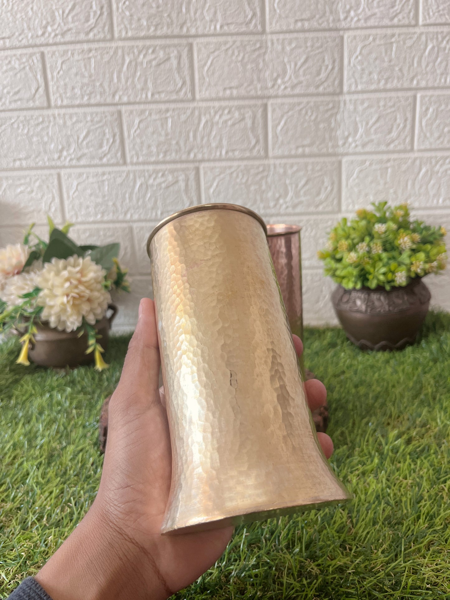 Brass Vase In Pair - Antique Flower Vase In pair