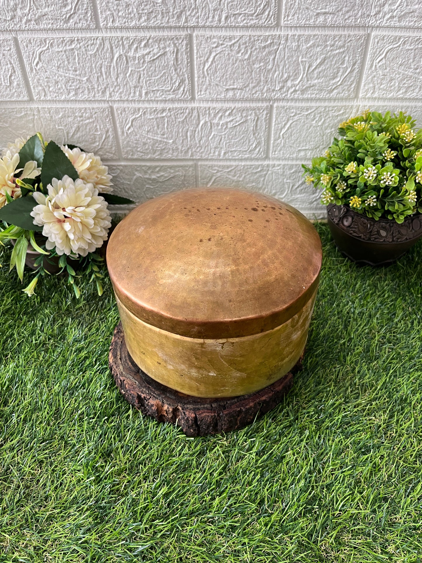 Brass Dabba - Antique Storage Item