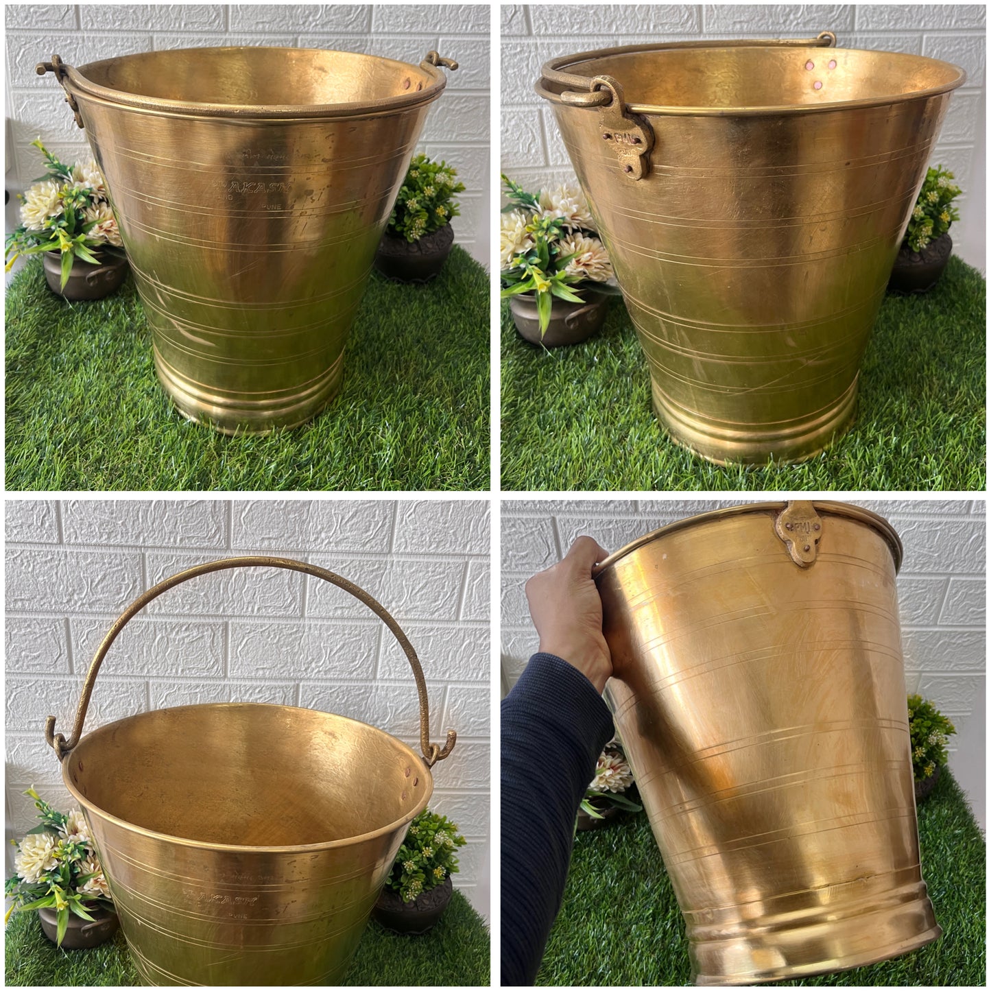 Brass Bucket - Antique Big Size Water Bucket