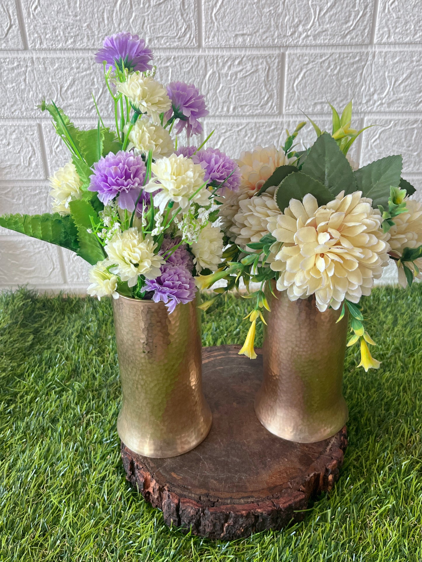 Brass Vase In Pair - Antique Flower Vase In pair