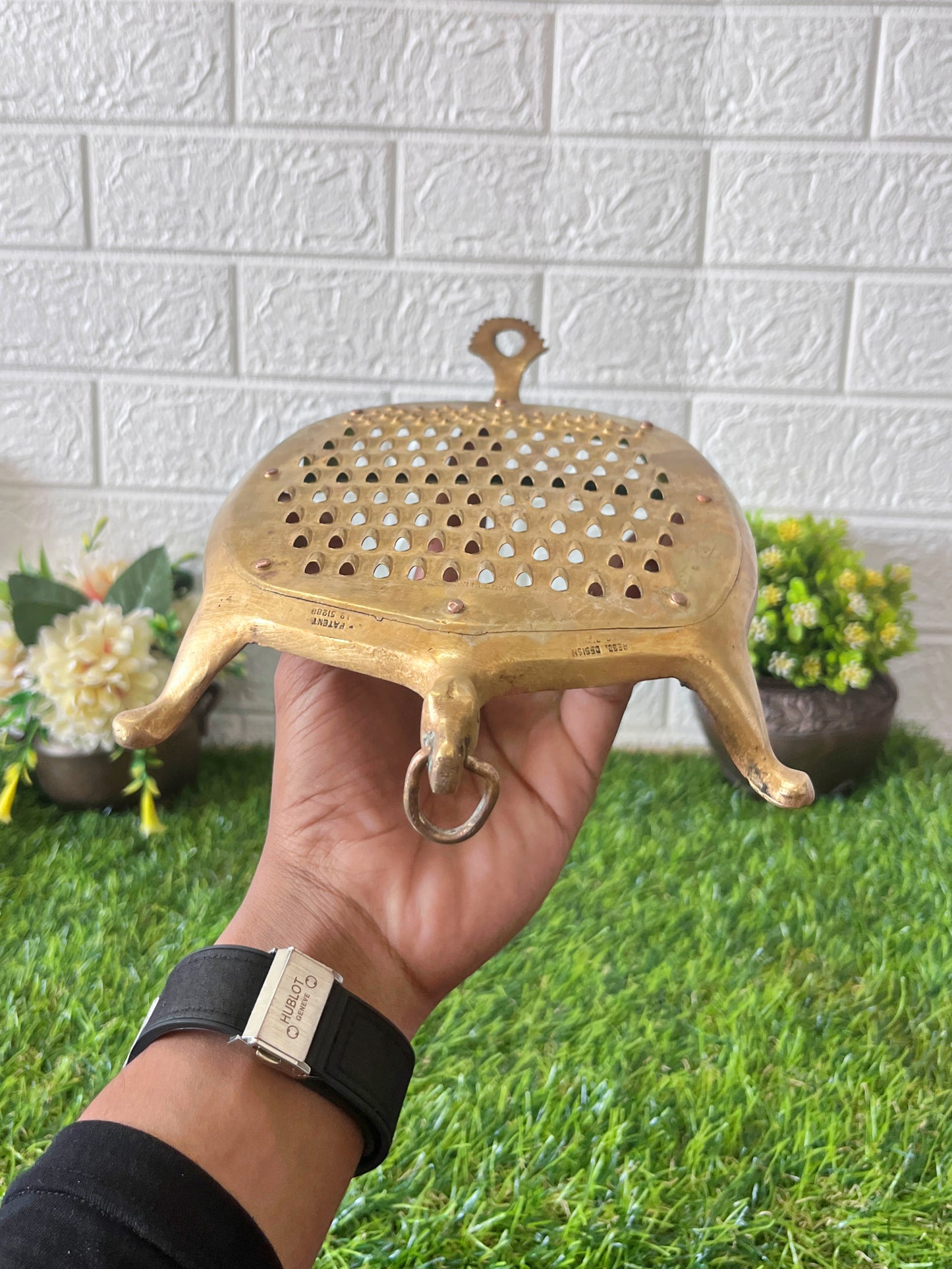 Brass Grater - Antique Brass Grater