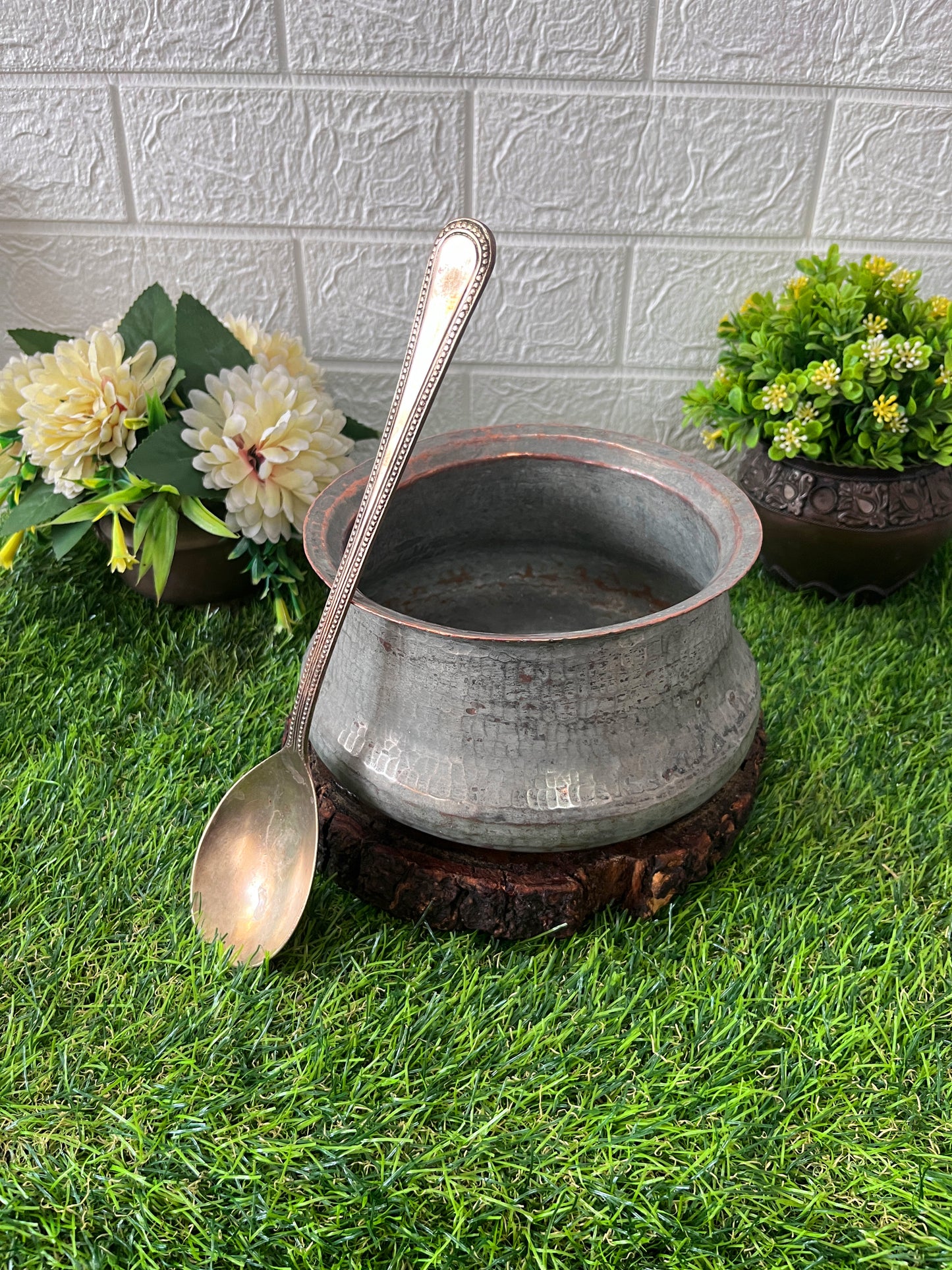 Copper Deg With Ladle - Antique Cookware