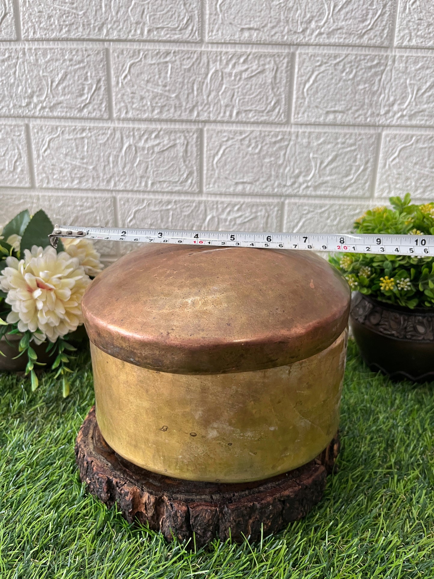 Brass Dabba - Antique Storage Item