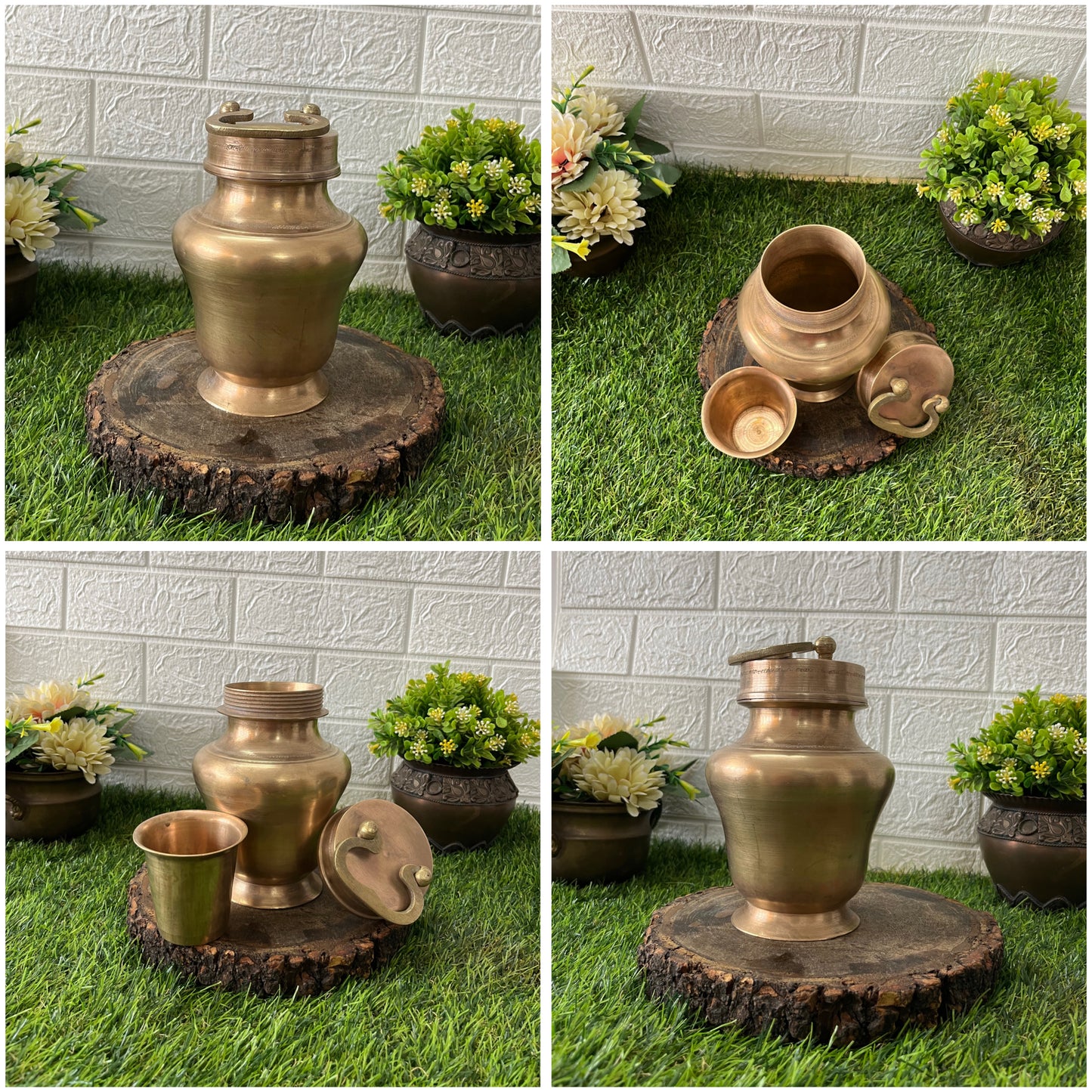 Antique Rare Brass Gangajal Lota