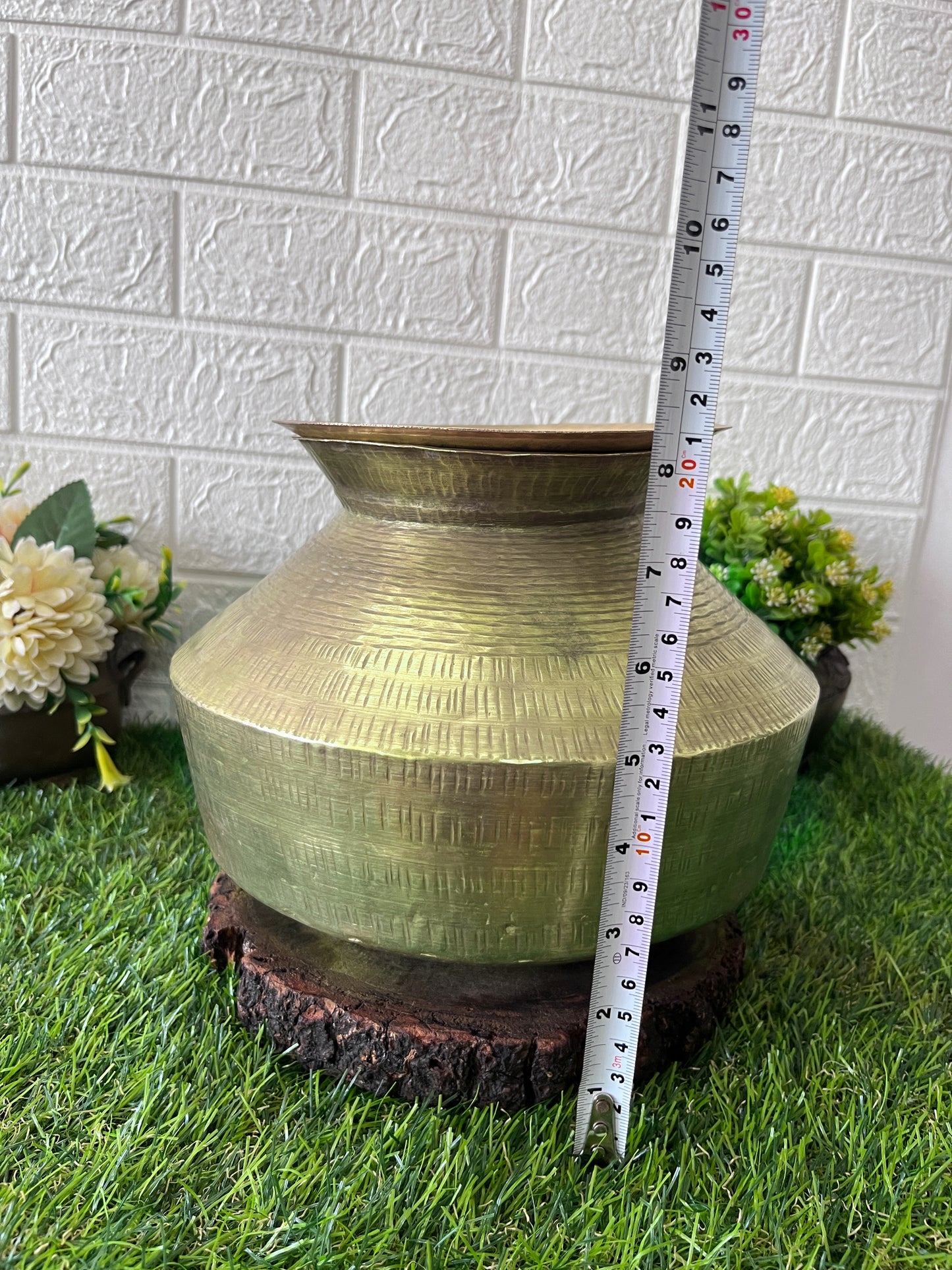 Brass Cooking Pot - Antique Brass Cooking Bowl With Lid