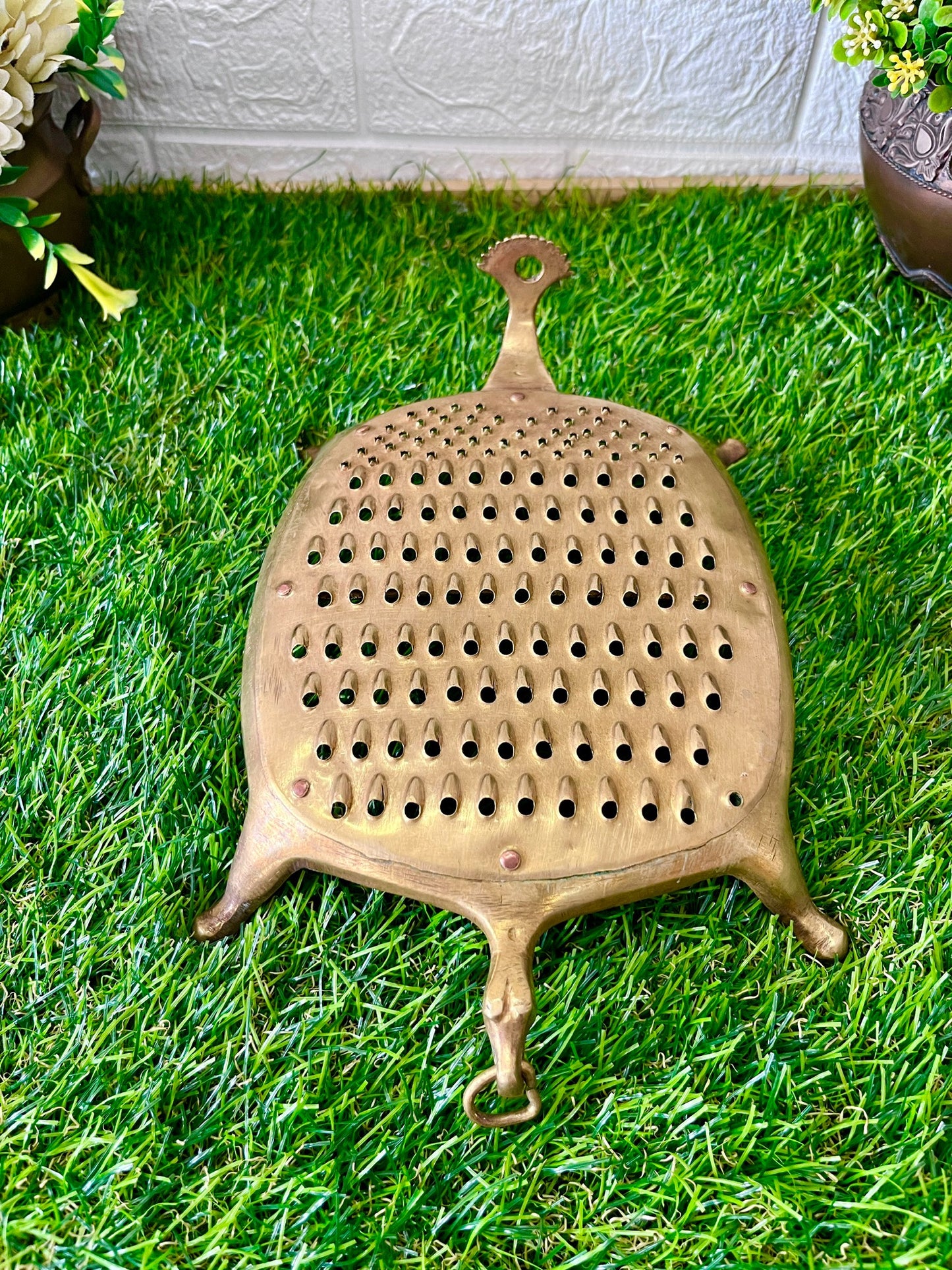 Brass Grater - Antique Brass Grater 2nd number Size