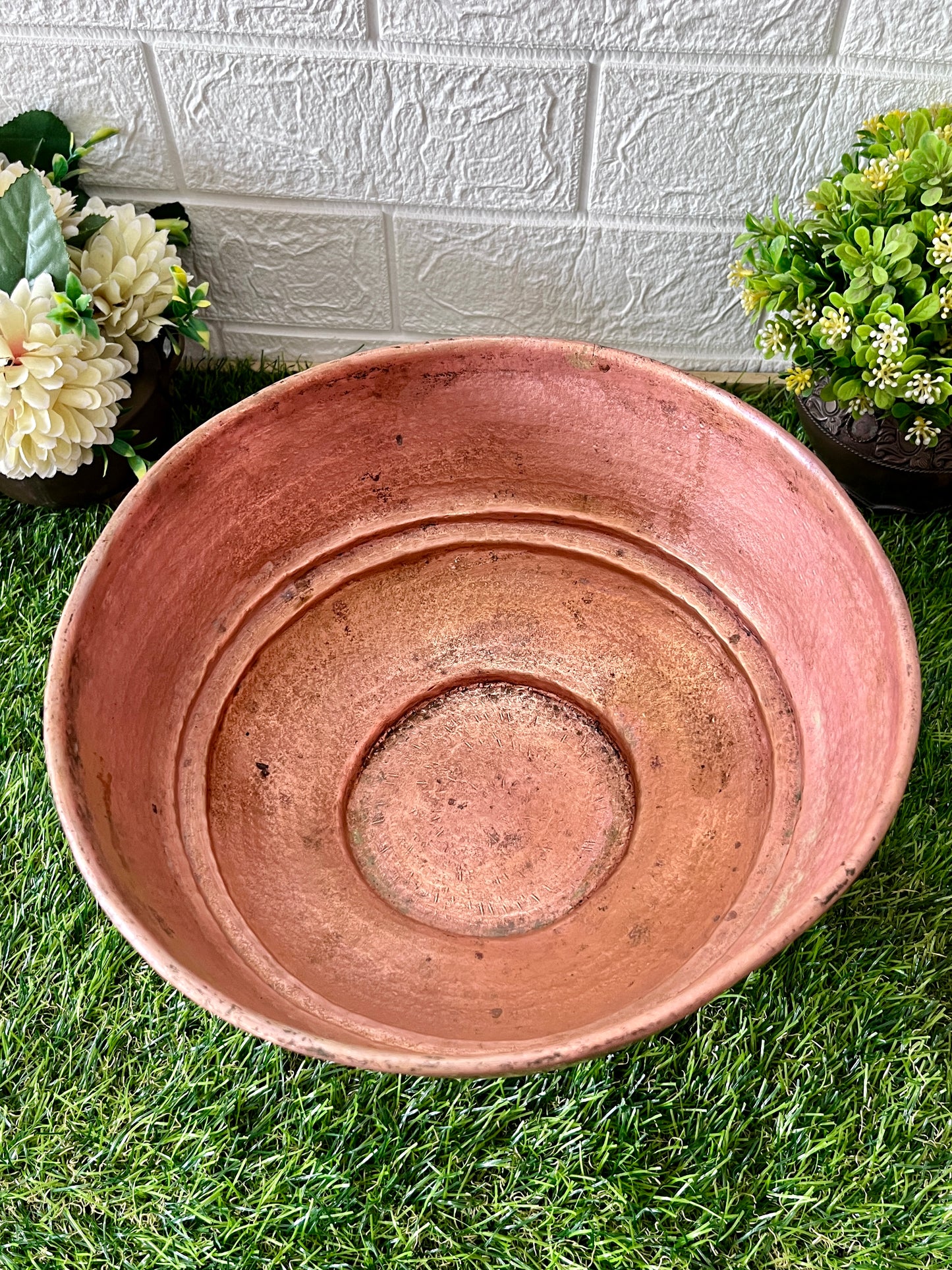 Copper Bowl - Antique Copper Cooking Bowl