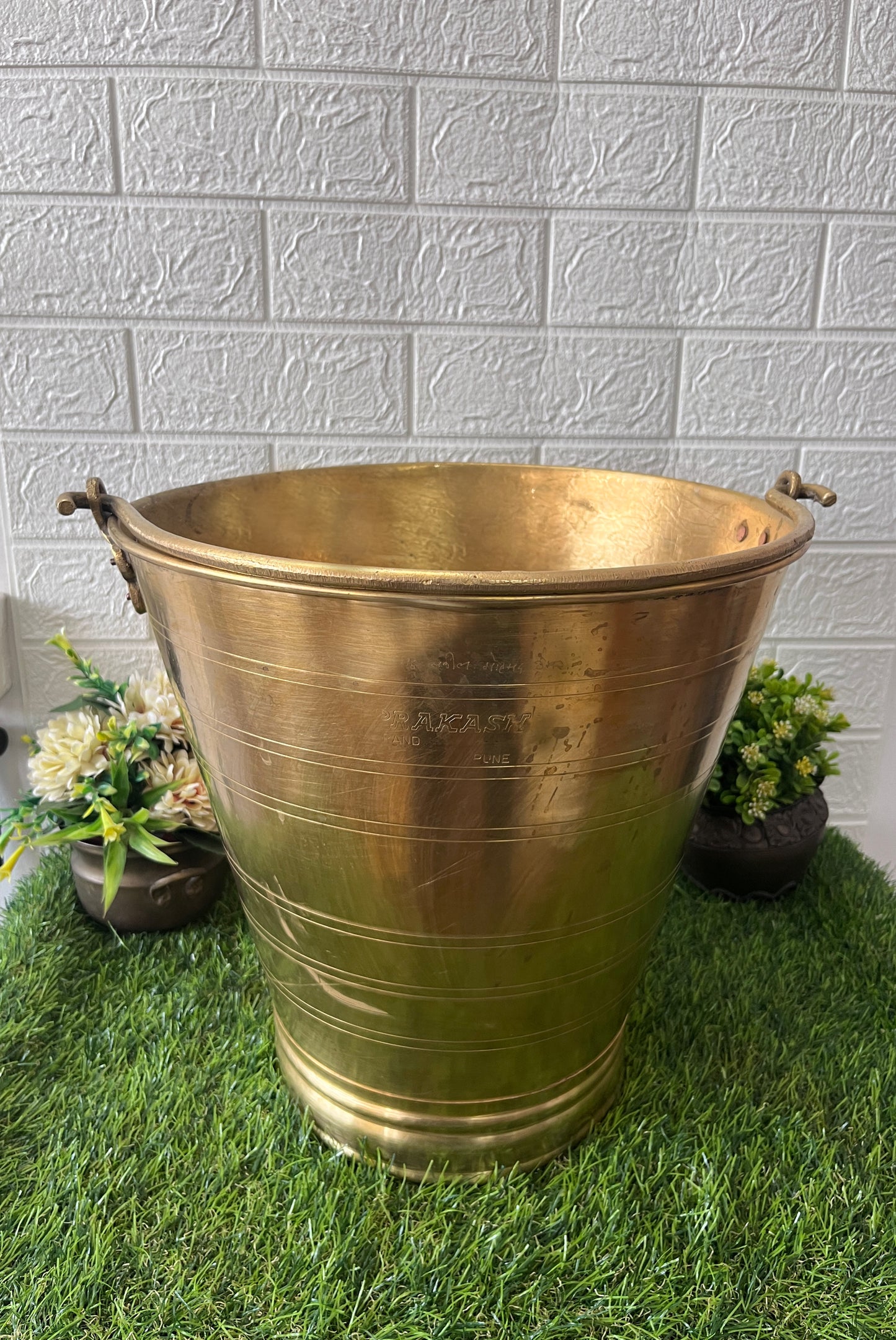 Brass Bucket - Antique Big Size Water Bucket