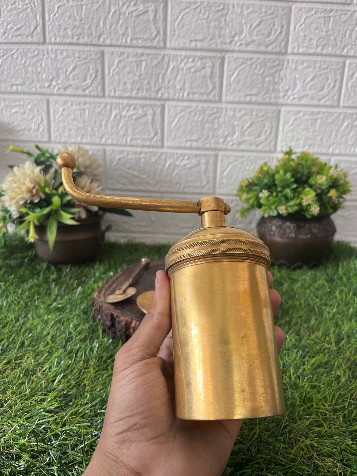 Brass Chakli Maker With Dough Cutter - Antique Item