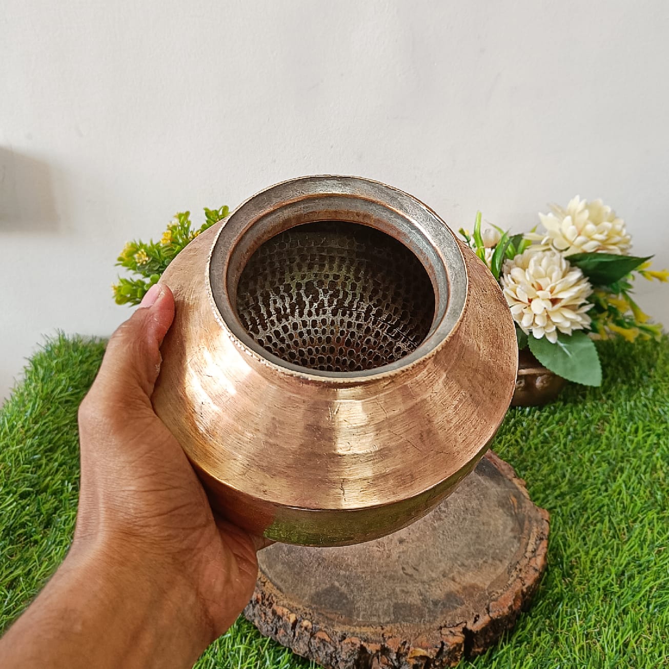 Brass Cooking Pot by Bombay Antiques - Antique Vessel