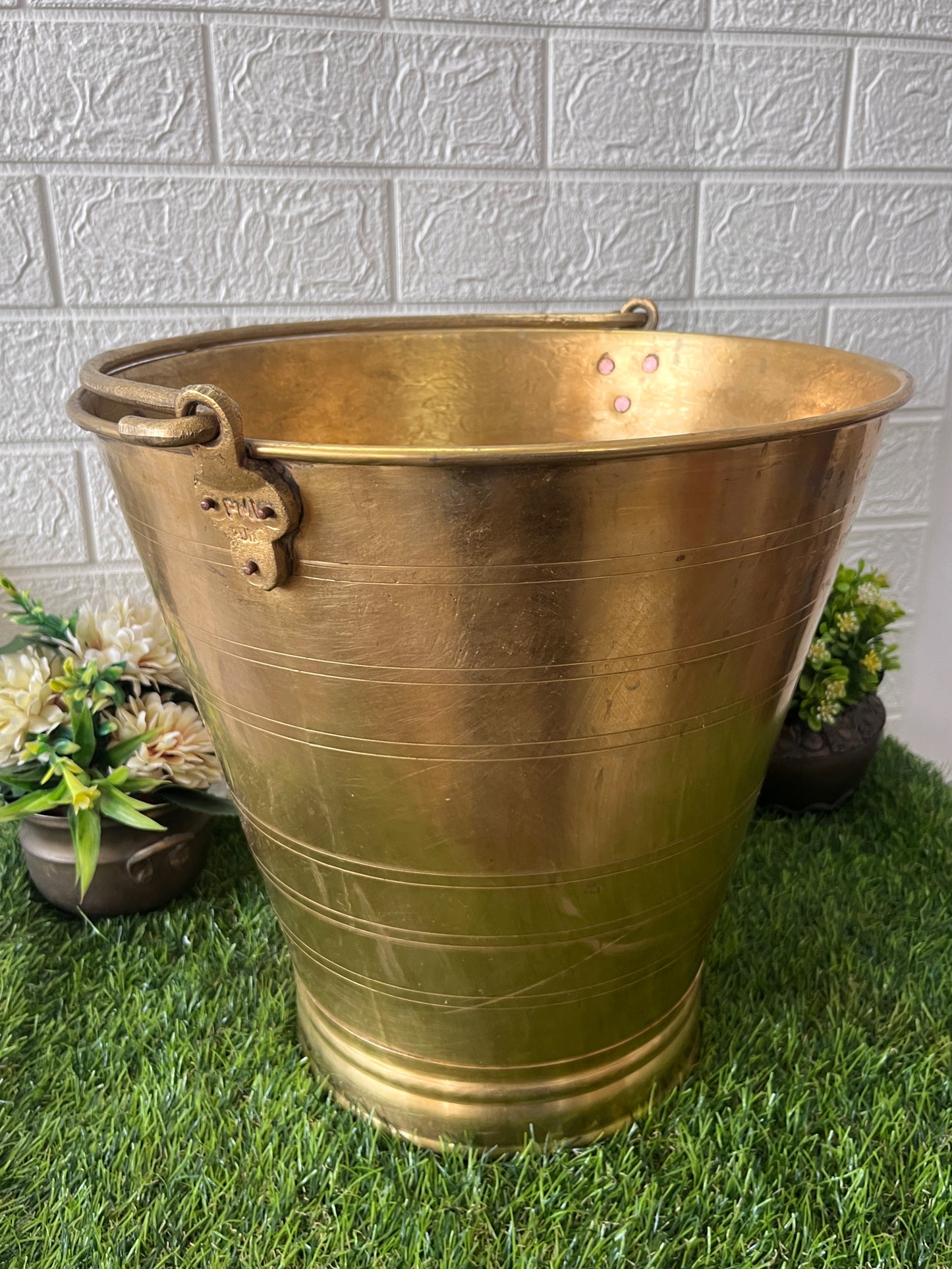 Brass Bucket - Antique Big Size Water Bucket