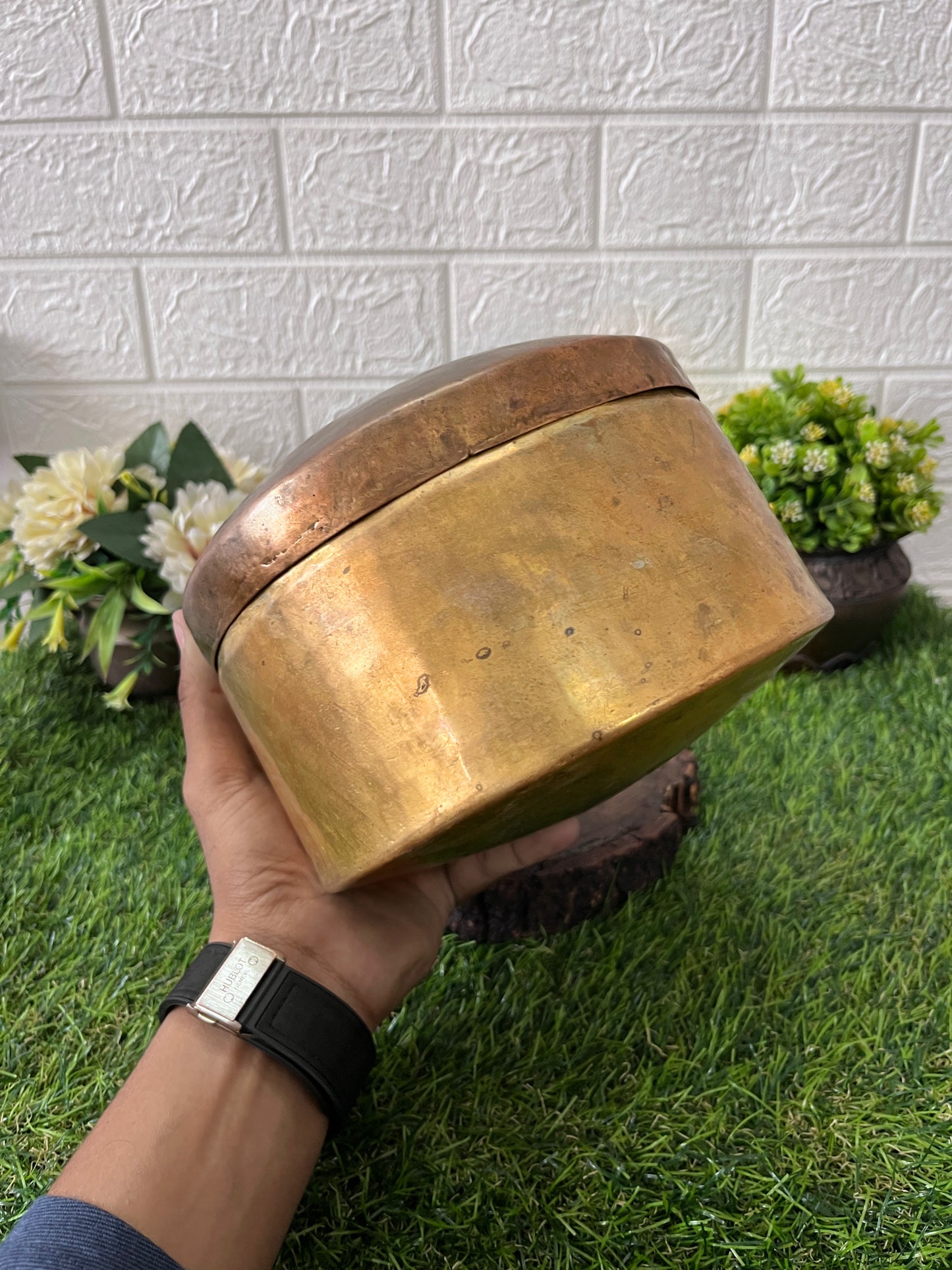 Brass Dabba - Antique Storage Item