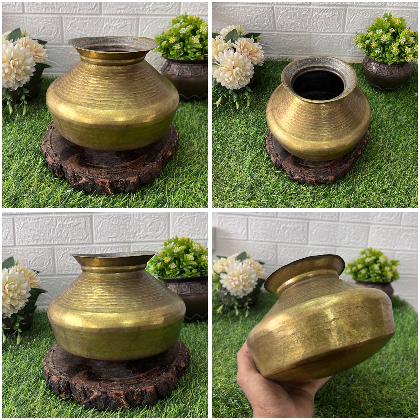 Brass Cooking Pot - Antique Cookware