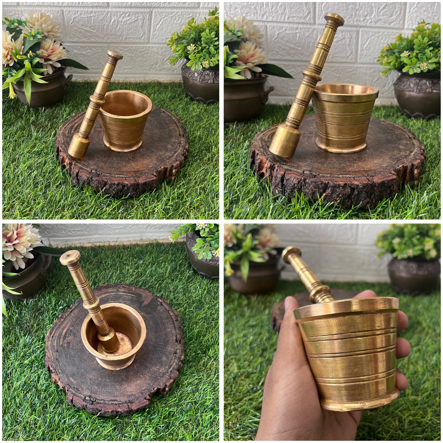 Brass Khalbatta - Antique Hamam Dasta