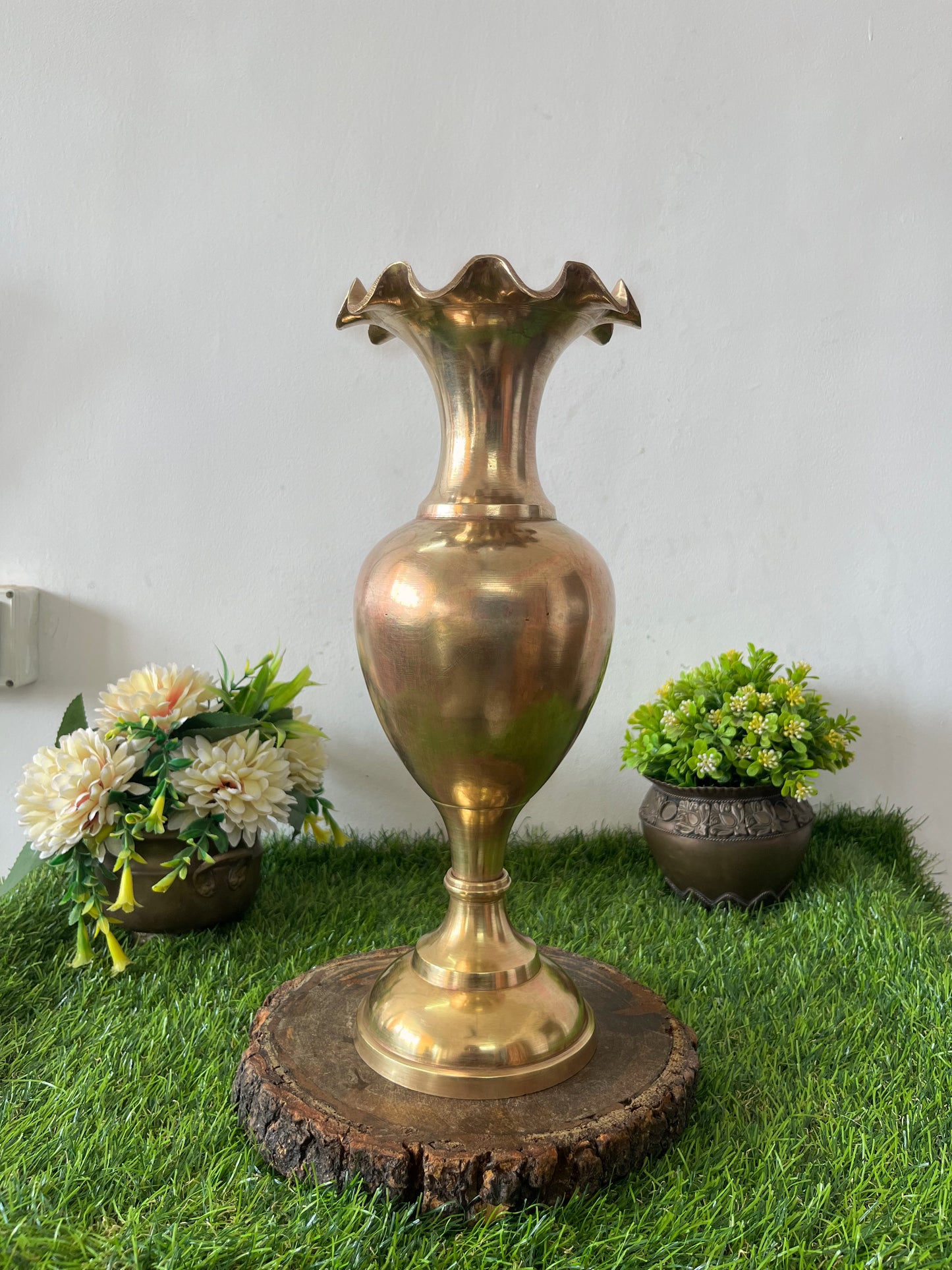 Antique Brass Vase