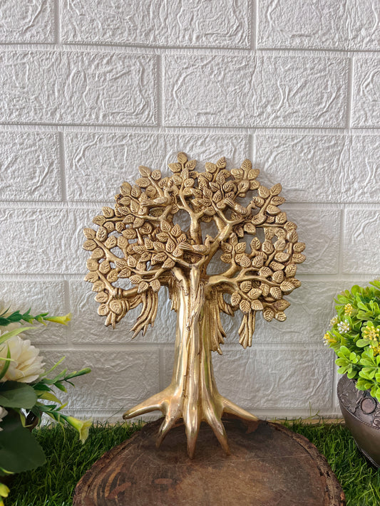 Brass Tree For Decor - Antique Wall Decor Item