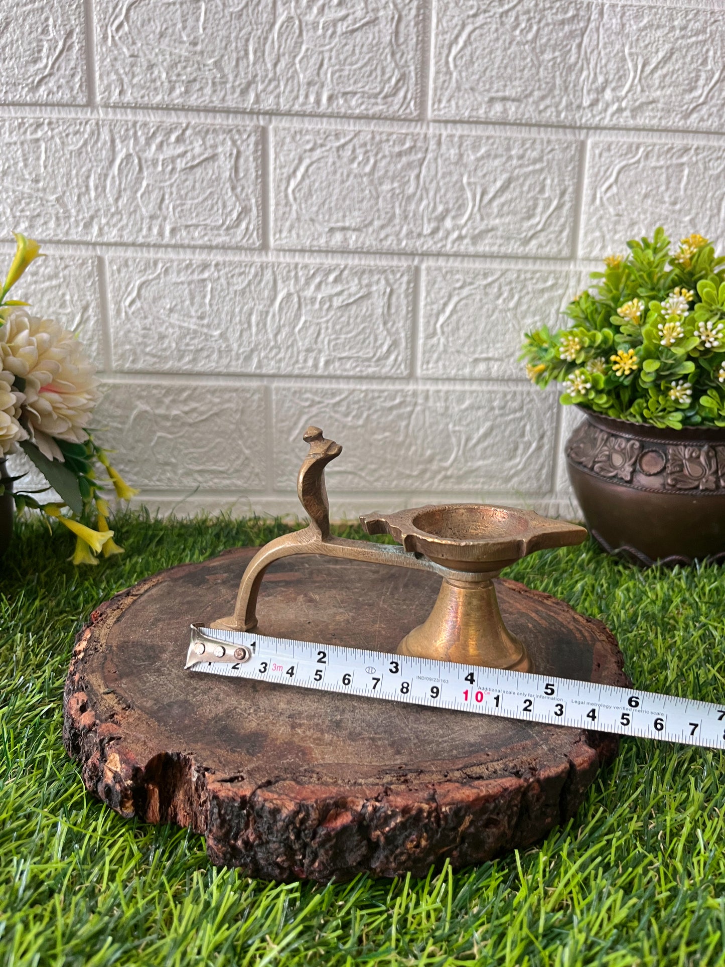 Brass Diya - Antique Oil Lamp